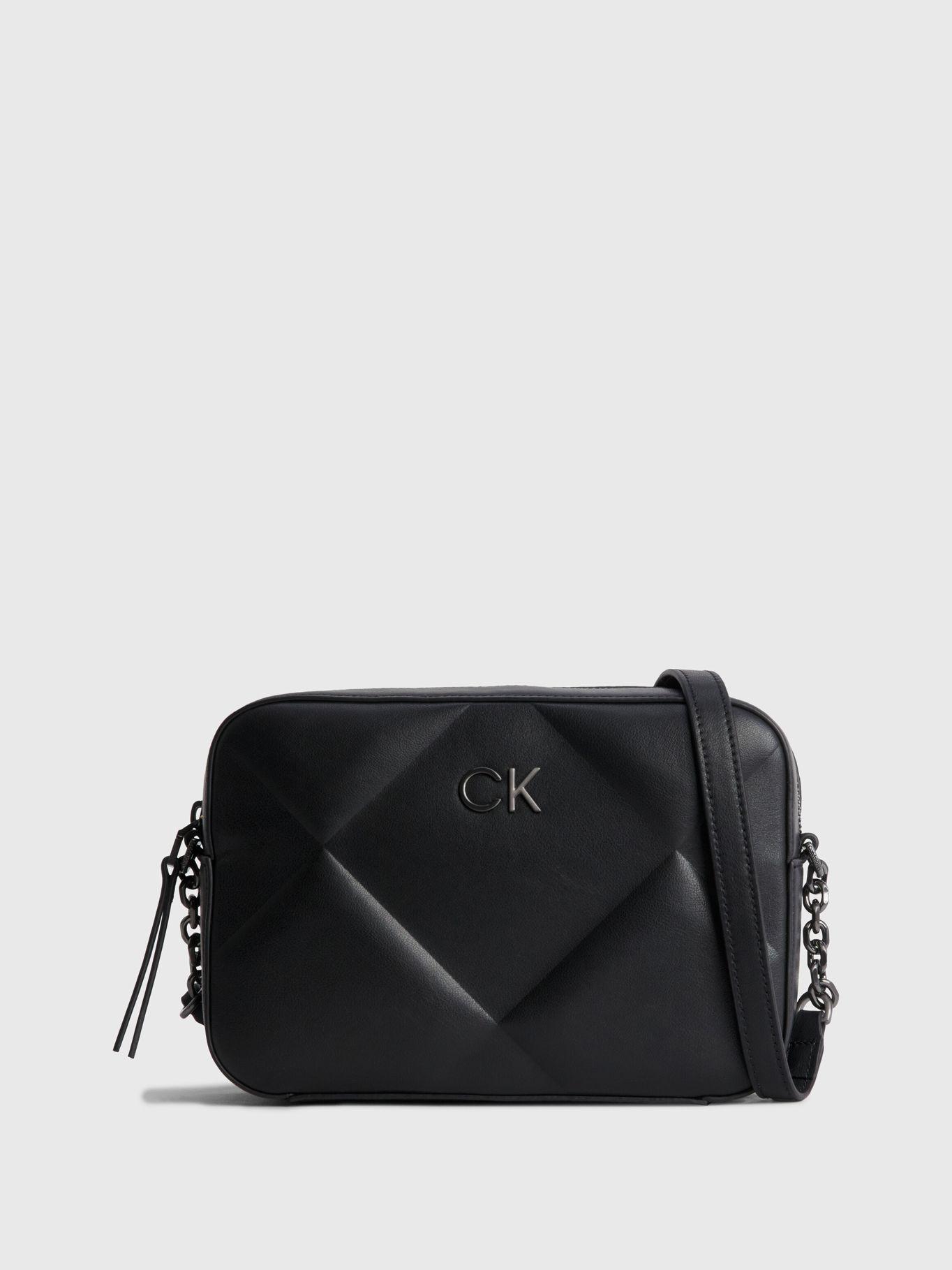 Bandolera Re-Lock Quilt Negro Calvin Klein-0