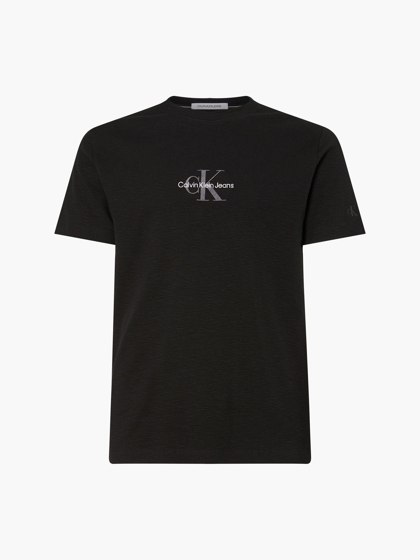 Polera Slub Rib Negro 899 Calvin Klein-4