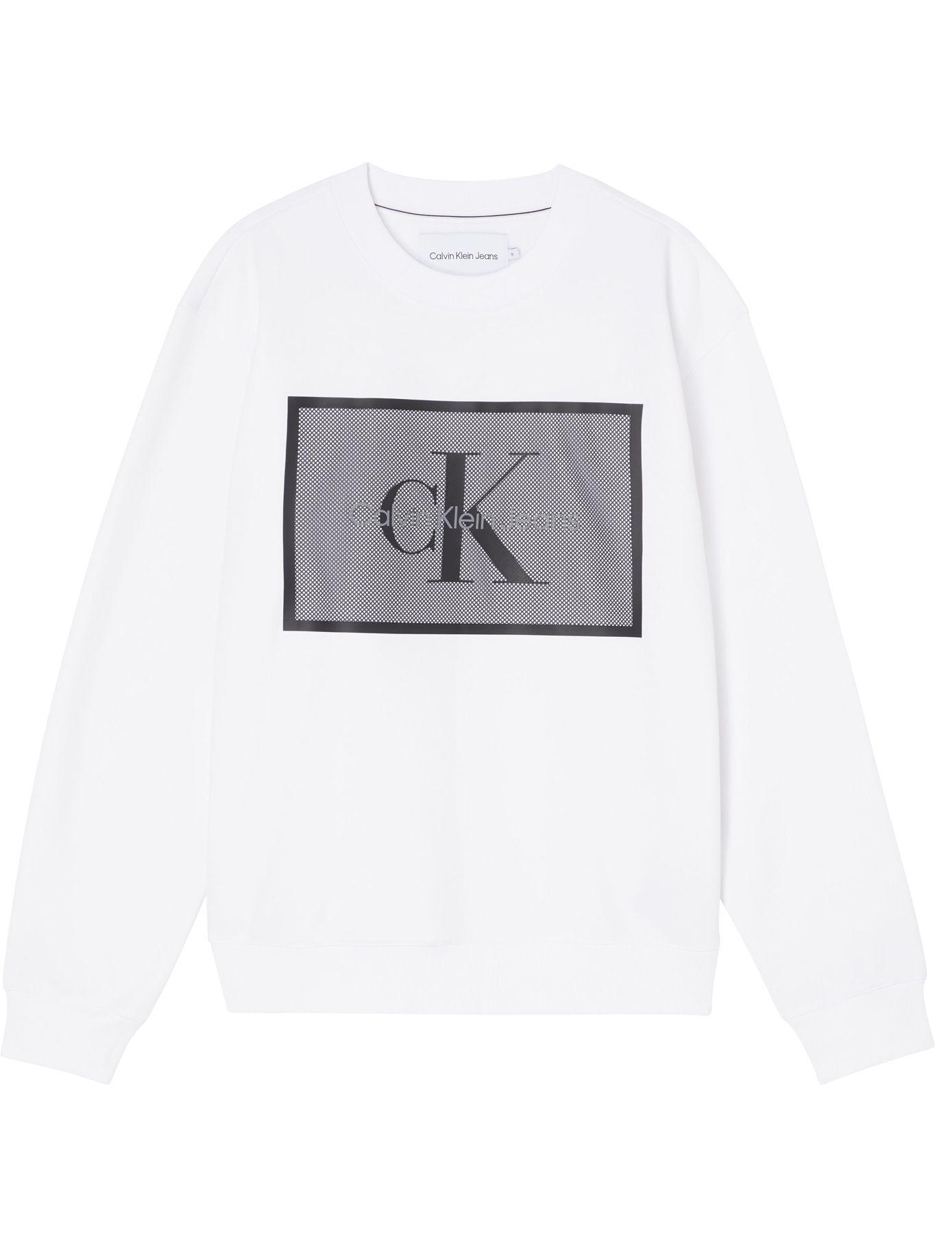 Polerón Monologo Blanco YAF Calvin Klein-5