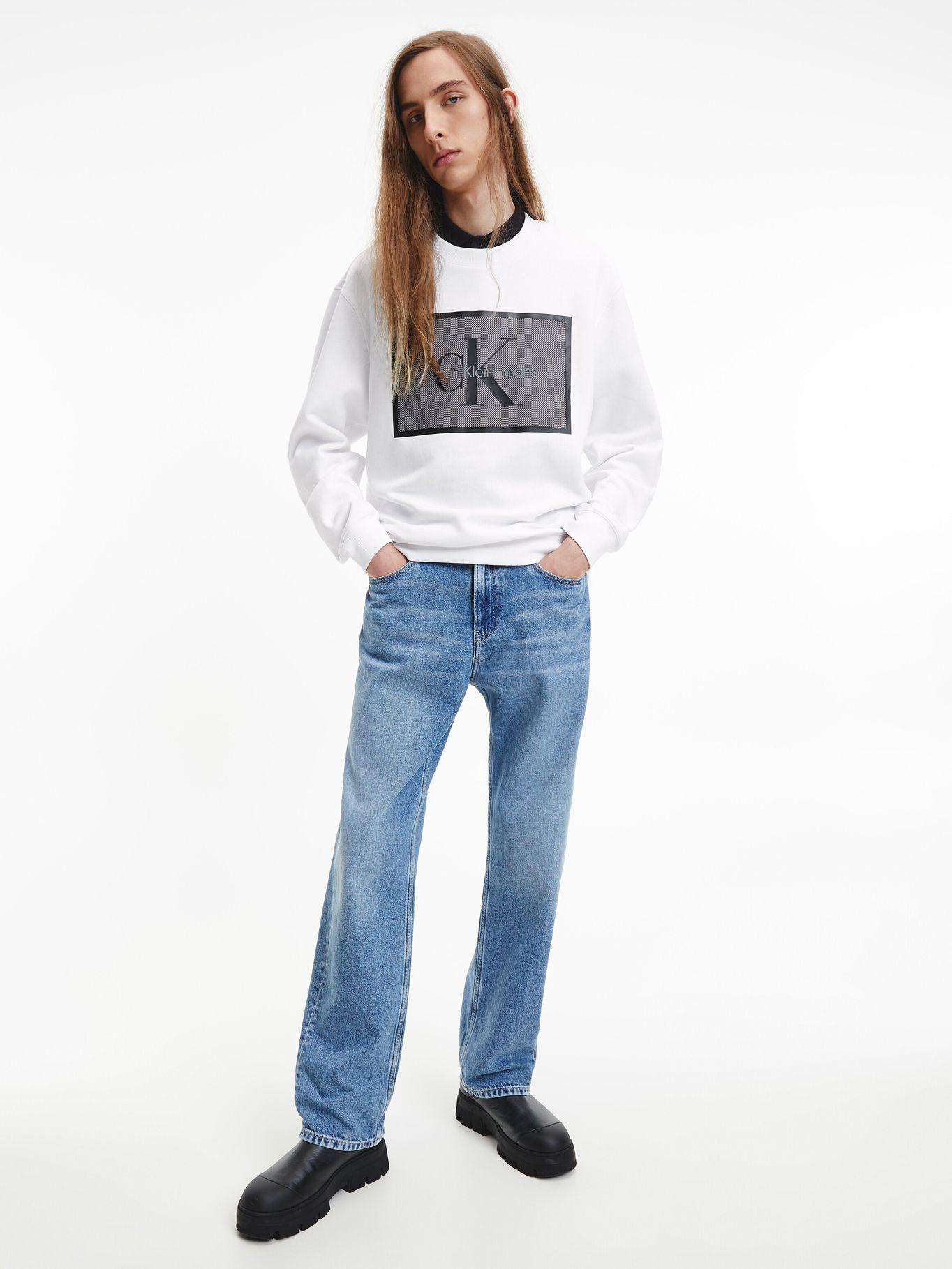 Polerón Monologo Blanco YAF Calvin Klein-1