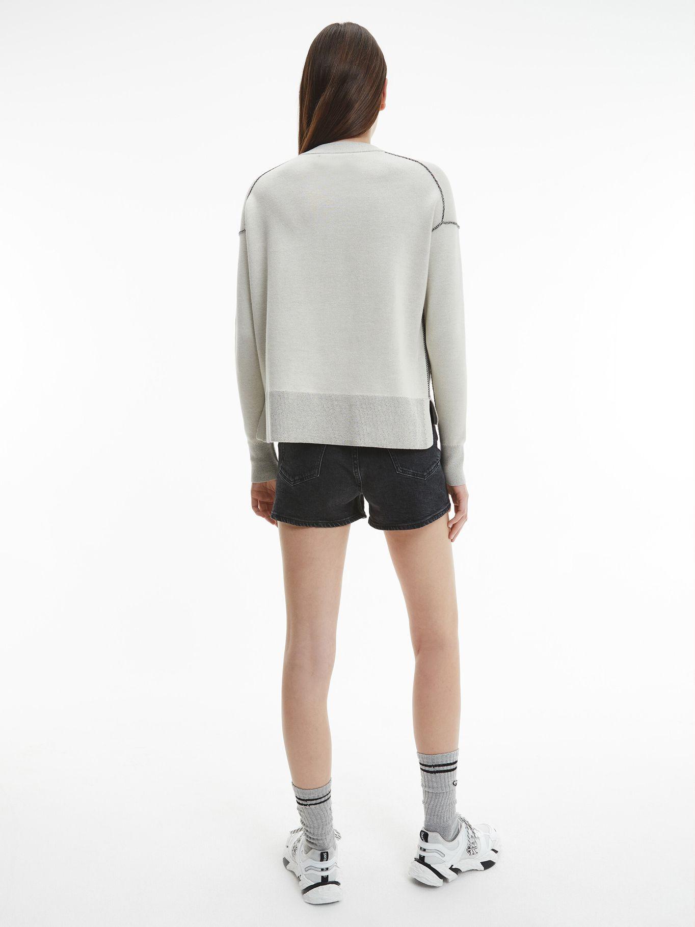 Suéter Ck Loose Beige Calvin Klein Mujer-1