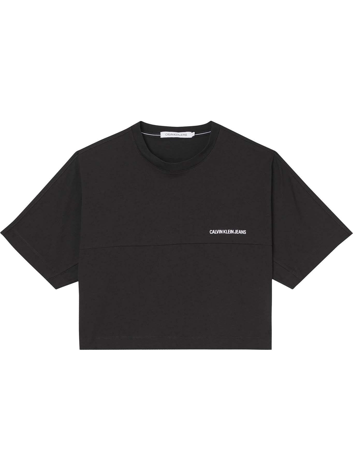 Polera Institutional Dolman Negro Calvin Klein-0