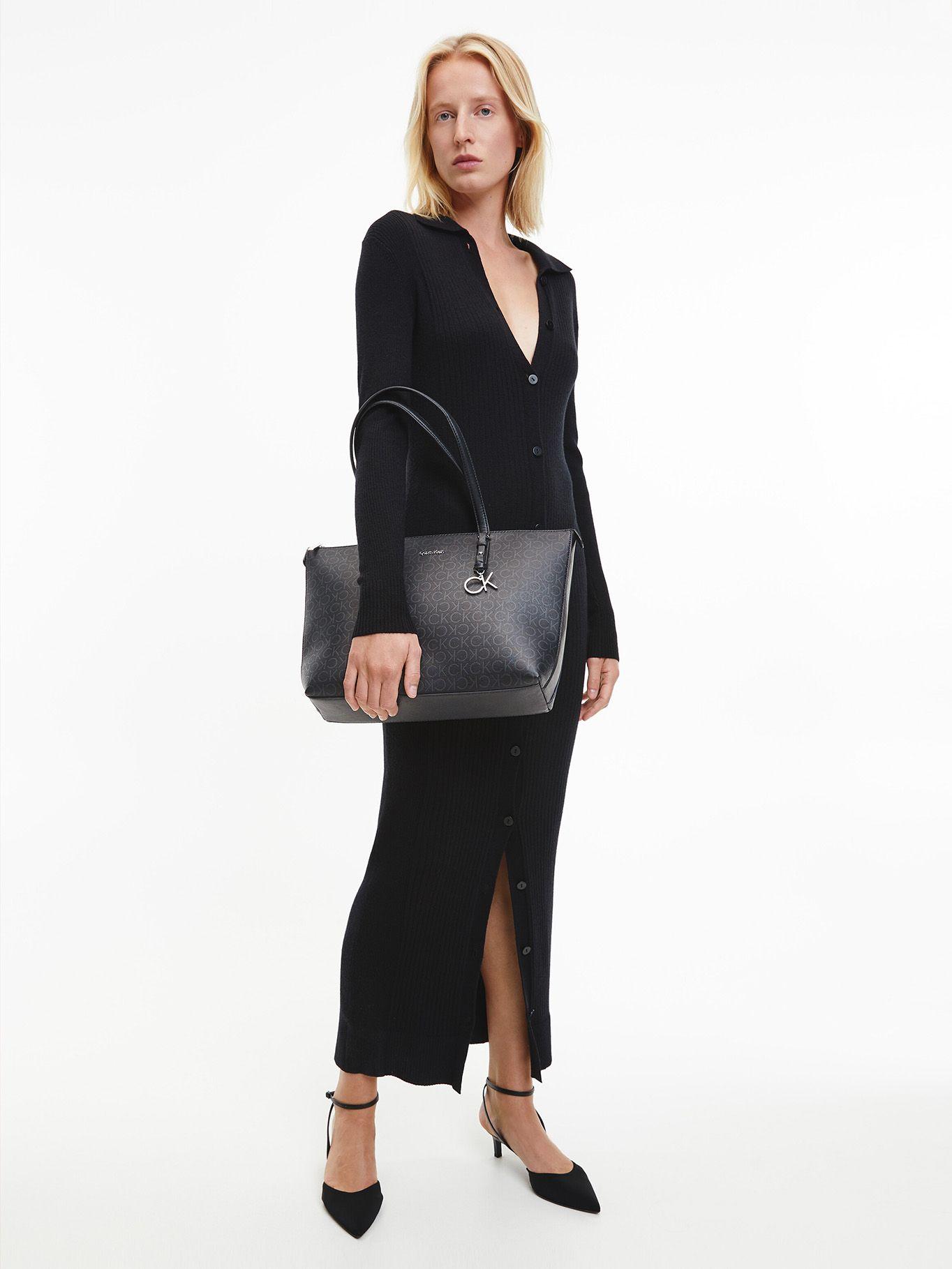 Cartera Ck Must Shopper  Negro Calvin Klein-4