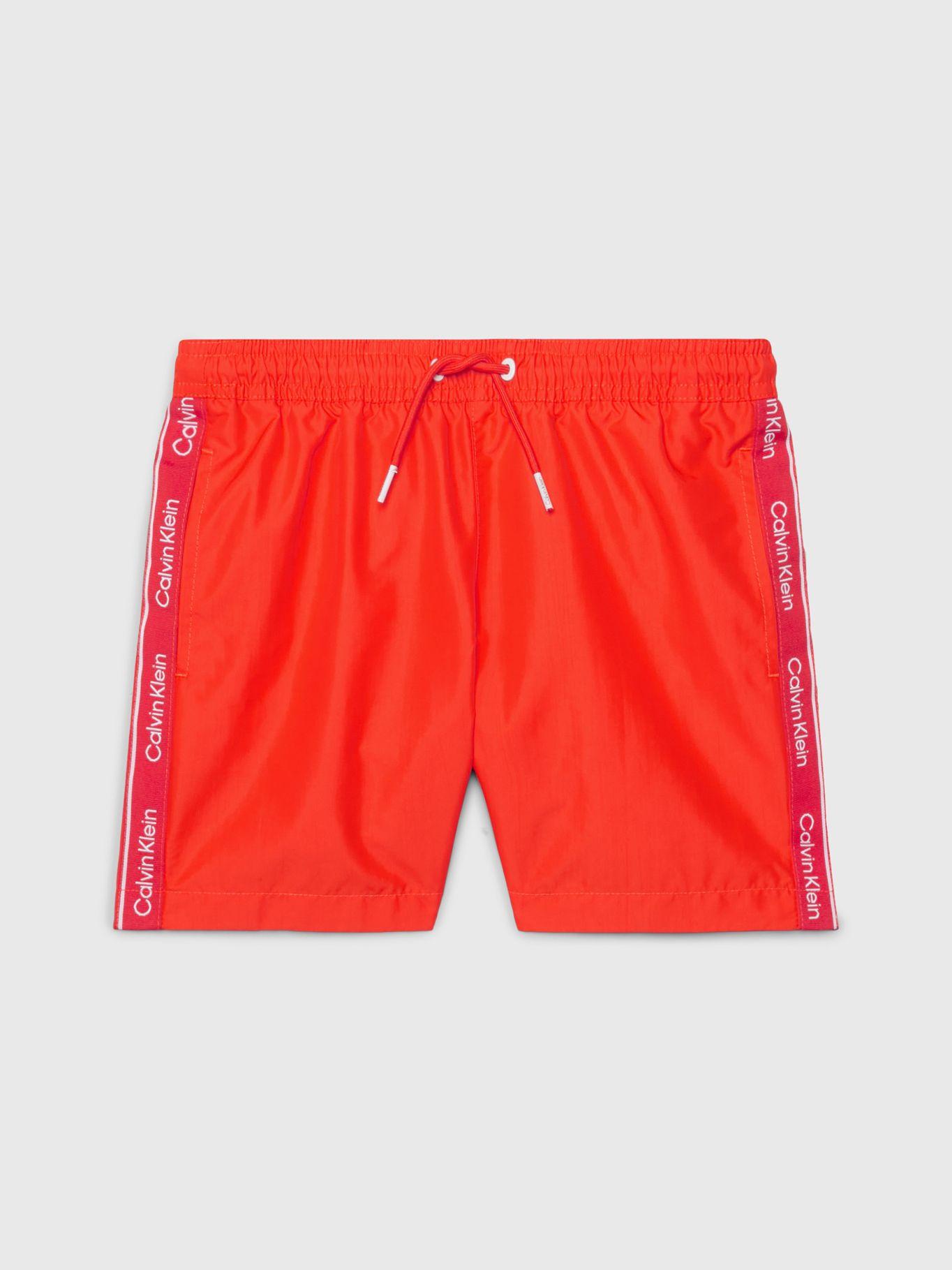 Traje de Baño Niño Logo Tape Rojo Calvin Klein-0