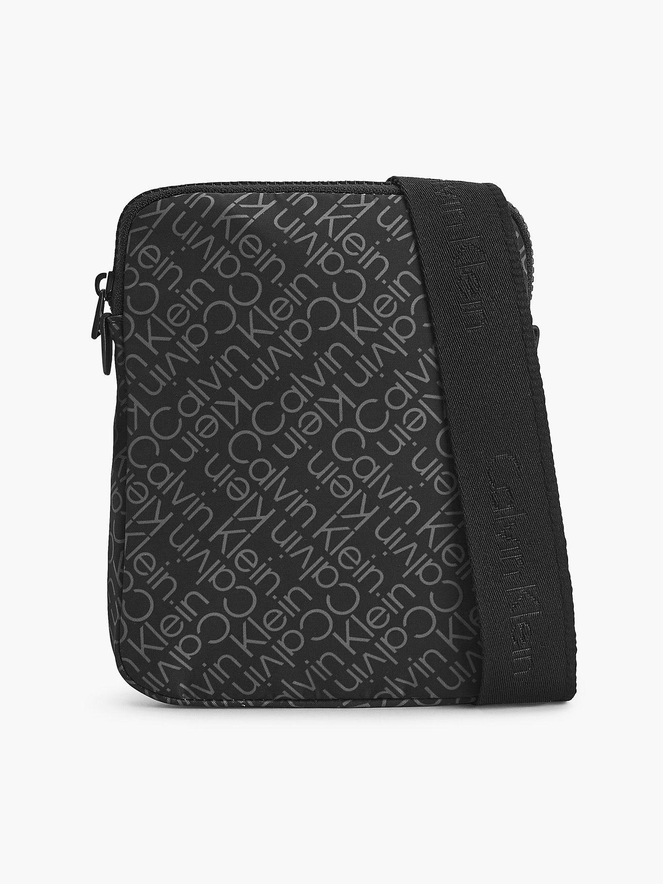 Messenger Ck Code Flatpack Negro Logo Calvin Klein-0