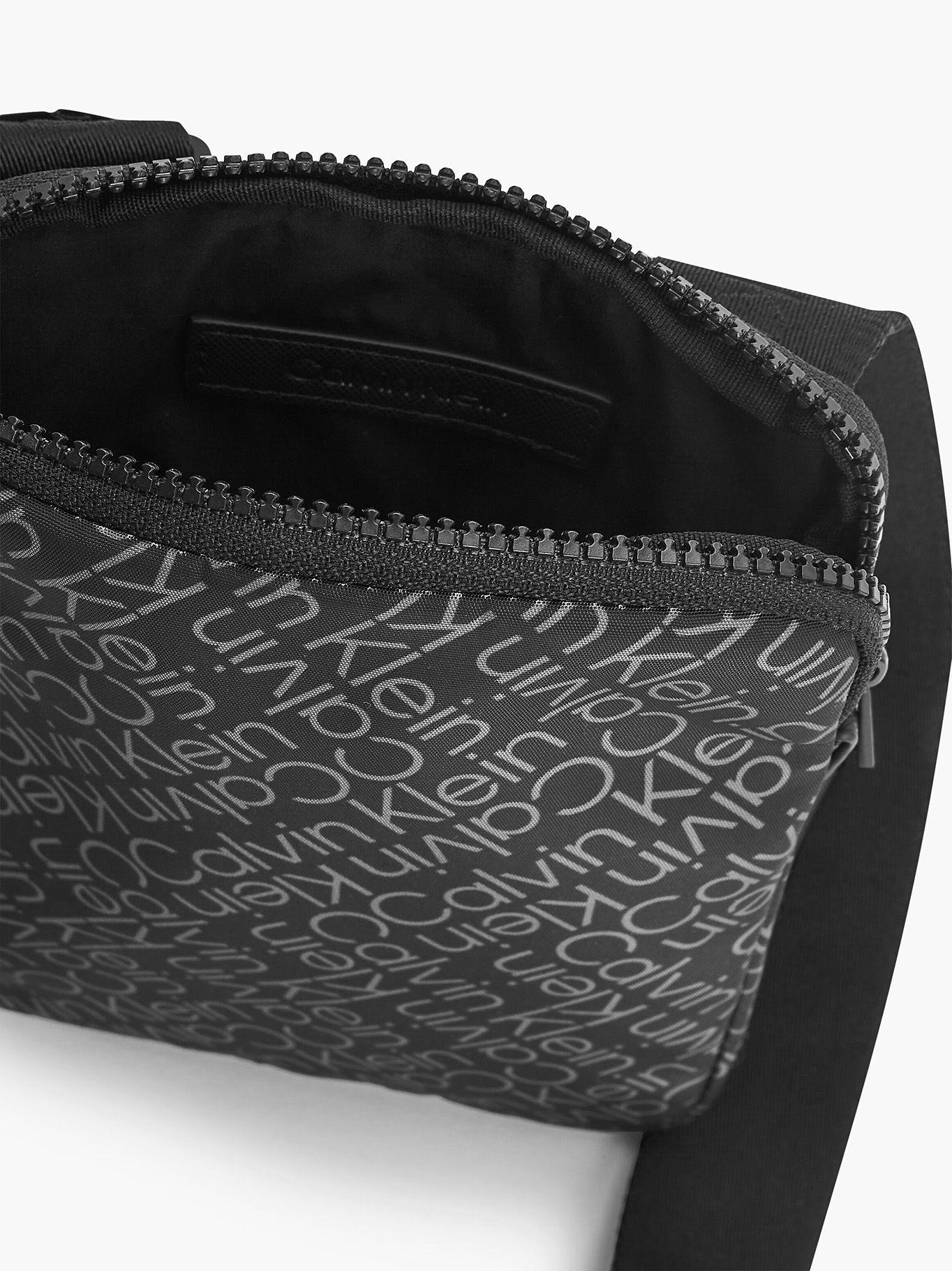 Messenger Ck Code Flatpack Negro Logo Calvin Klein-2