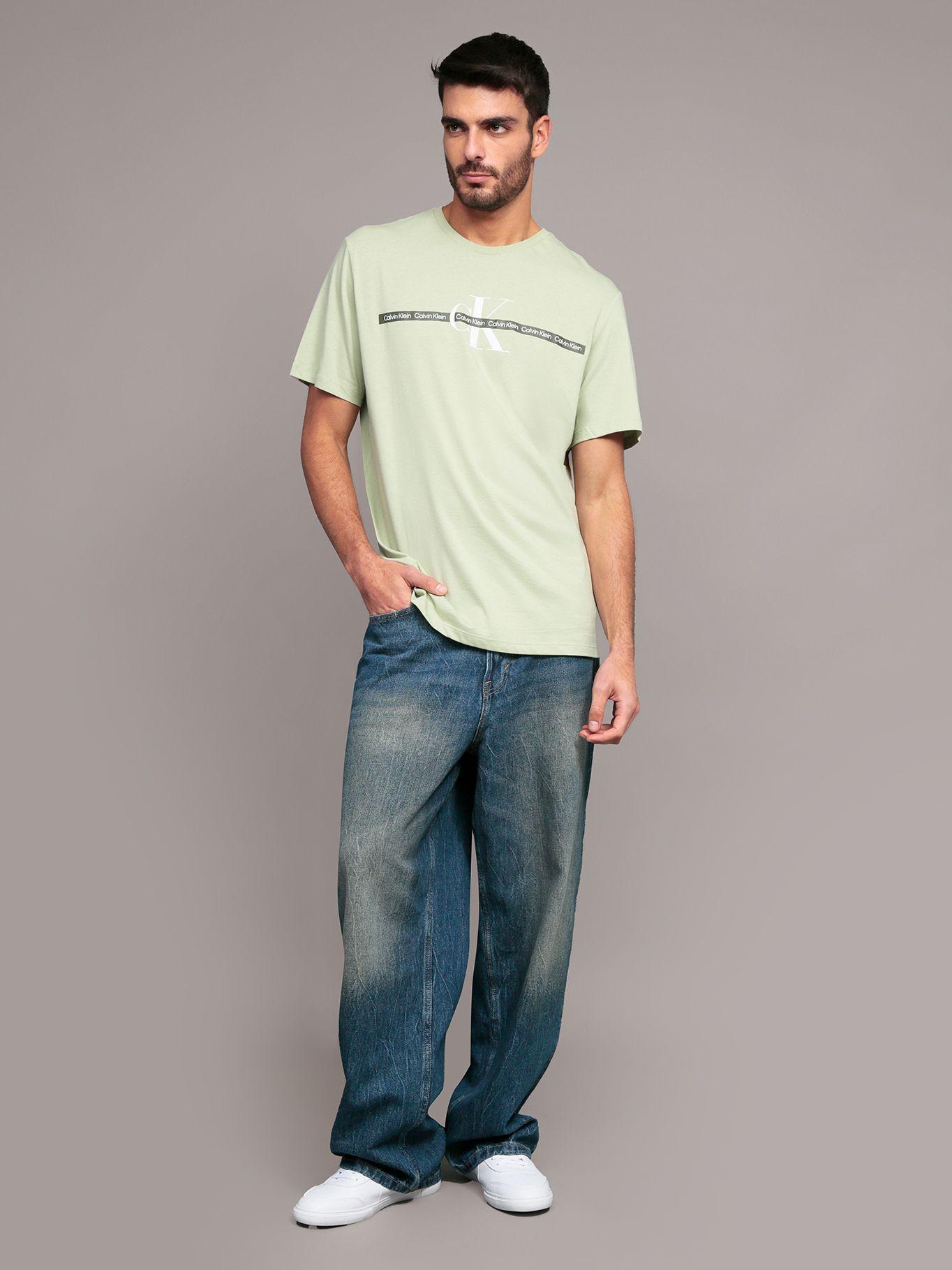 Polera Repeat Layere Verde Calvin Klein-1