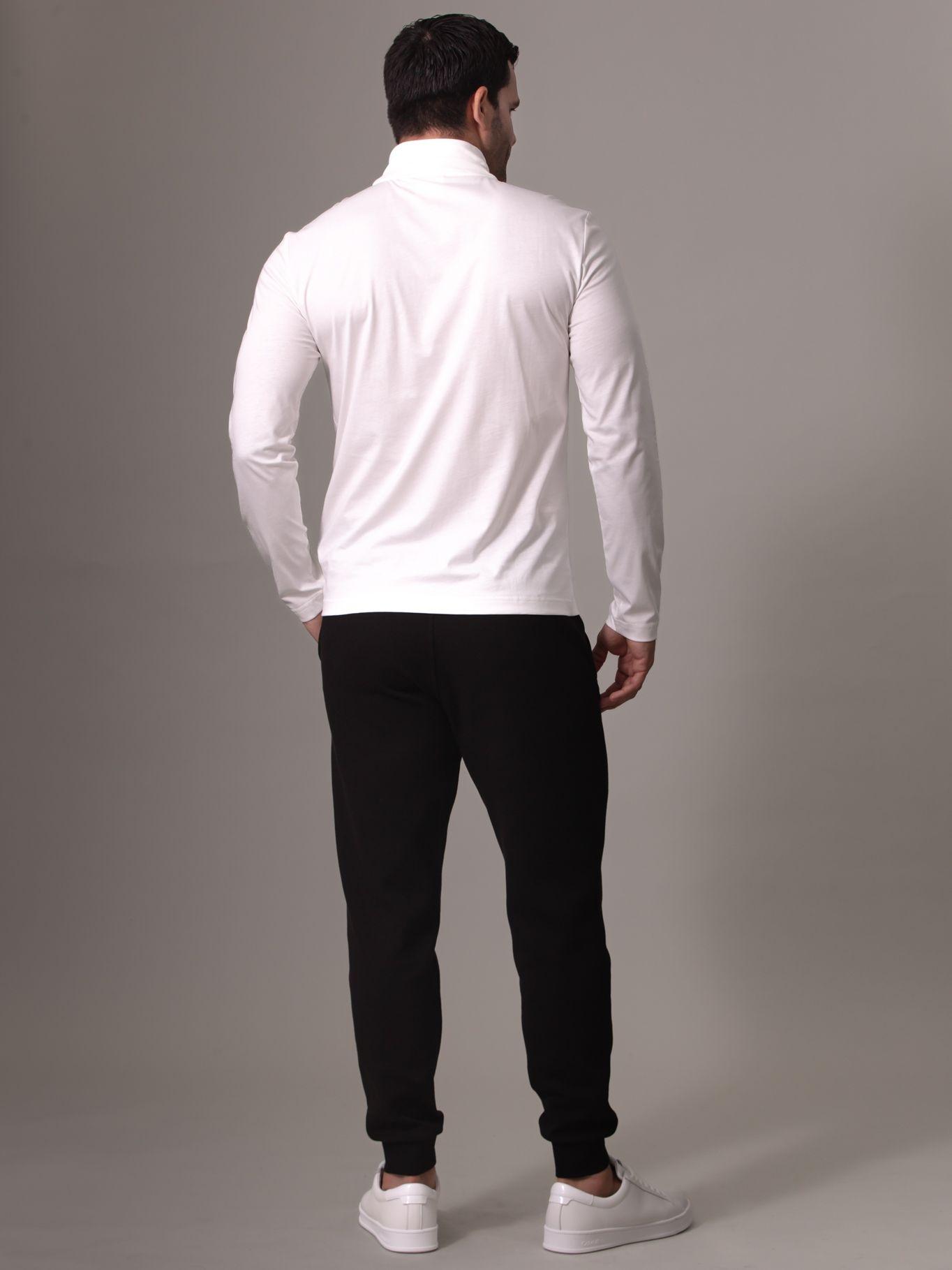 Polera LS con Cierre Liquid Touch Blanco Calvin Klein-2