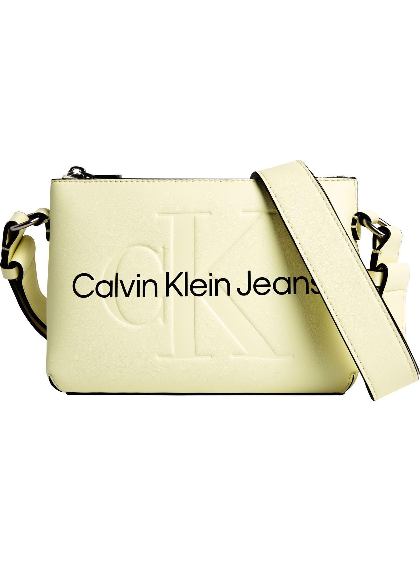 Bandolera Sculpted Camera Amarillo Calvin Klein-0