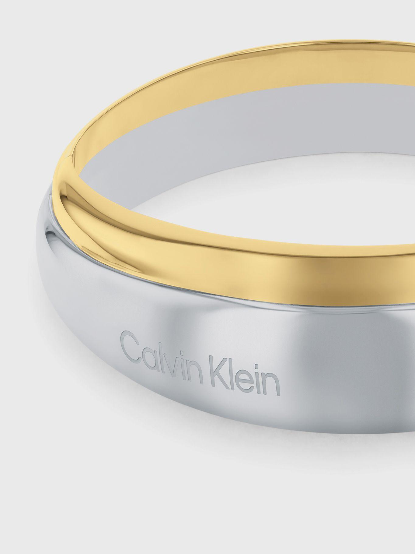 Brazalete Two Tone Plateado Calvin Klein-1