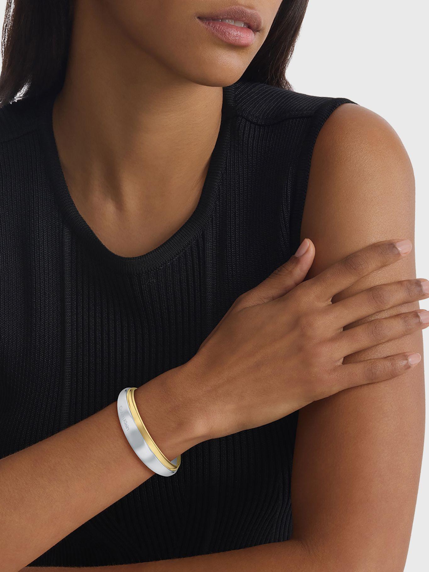 Brazalete Two Tone Plateado Calvin Klein-2