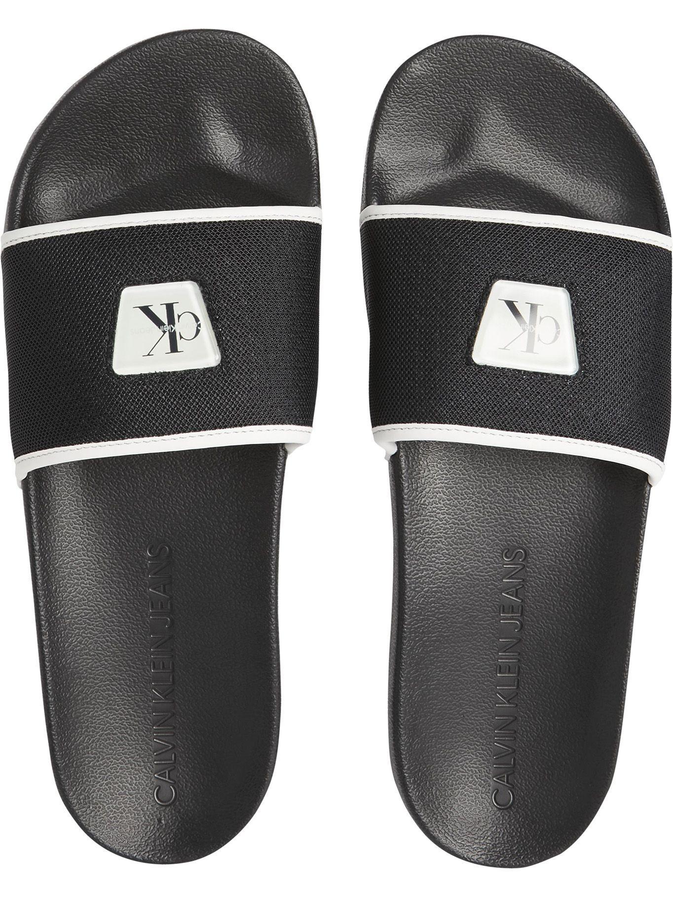 Sandalia Slide Jelly Negro Calvin Klein-2