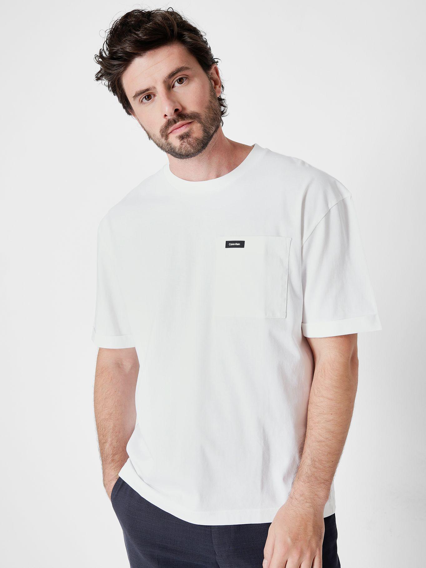 Polera Comfort Pocket  Blanco Calvin Klein-0