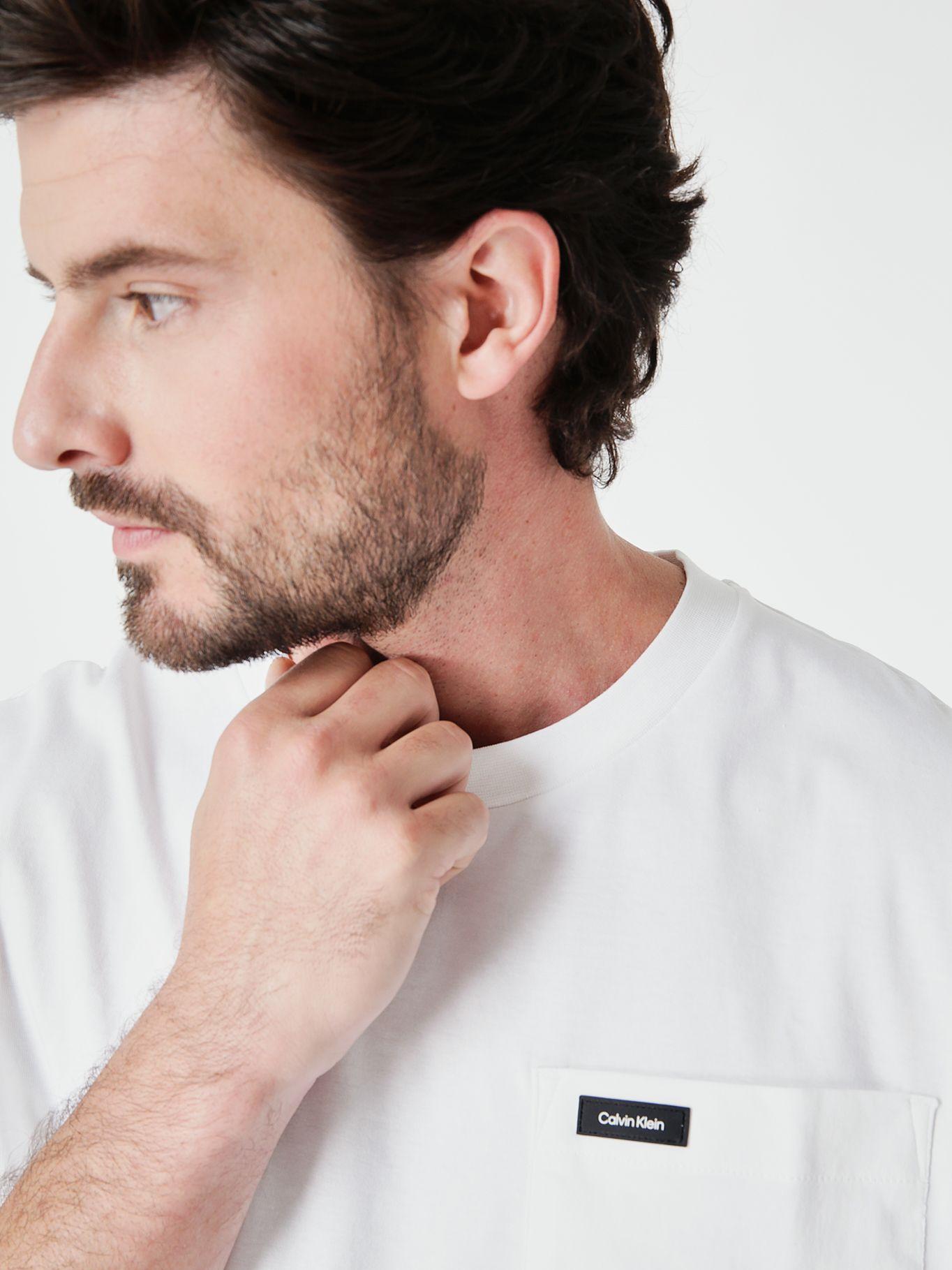 Polera Comfort Pocket  Blanco Calvin Klein-3