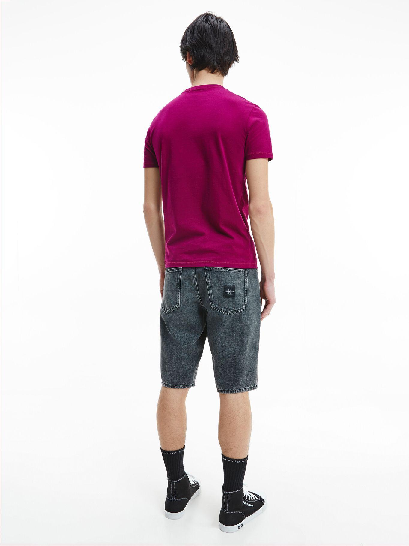 Polera Monogram Burdeo Calvin Klein Hombre-1