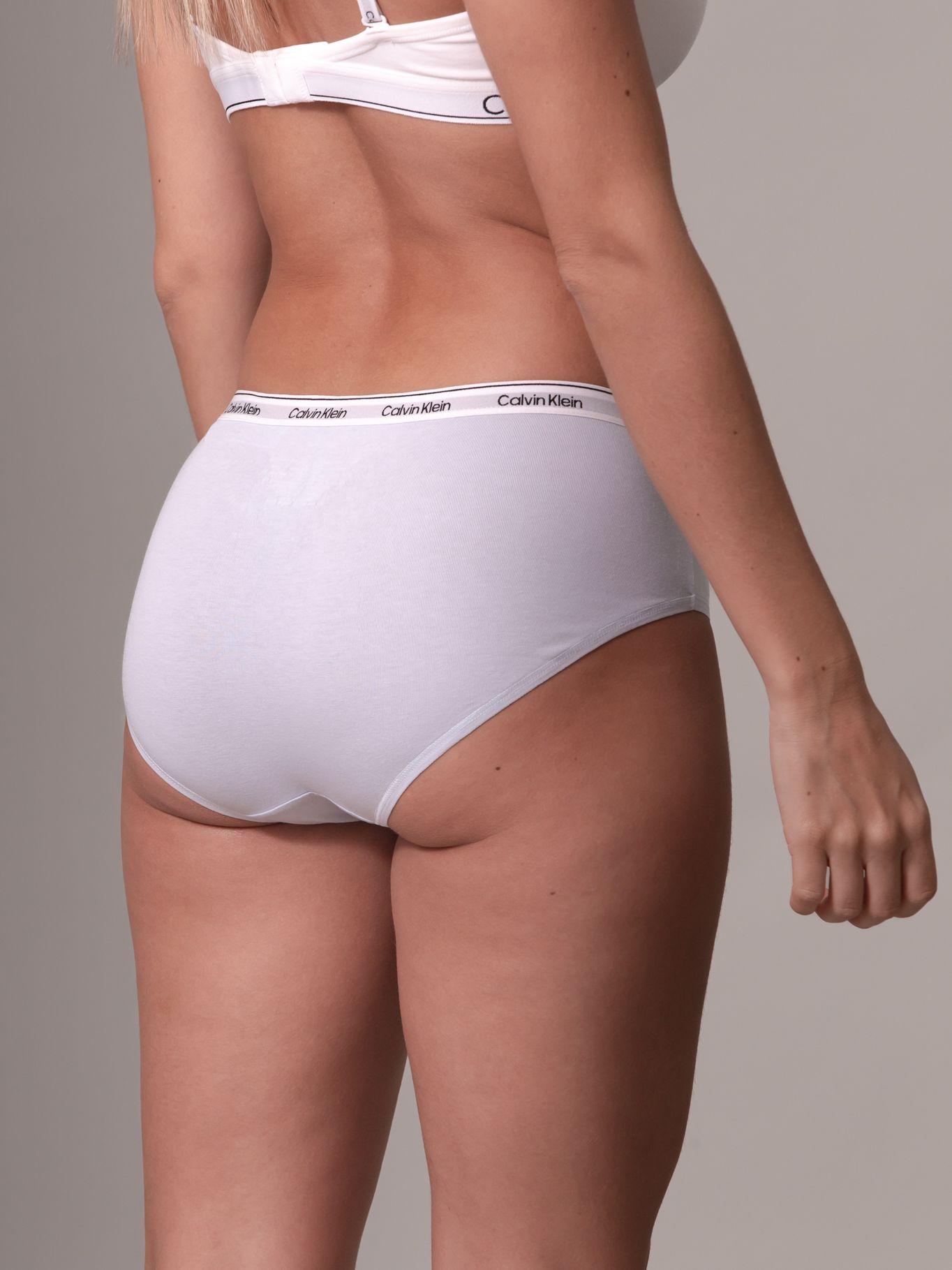 Calzón Hipster Modern Logo Lila Calvin Klein-3