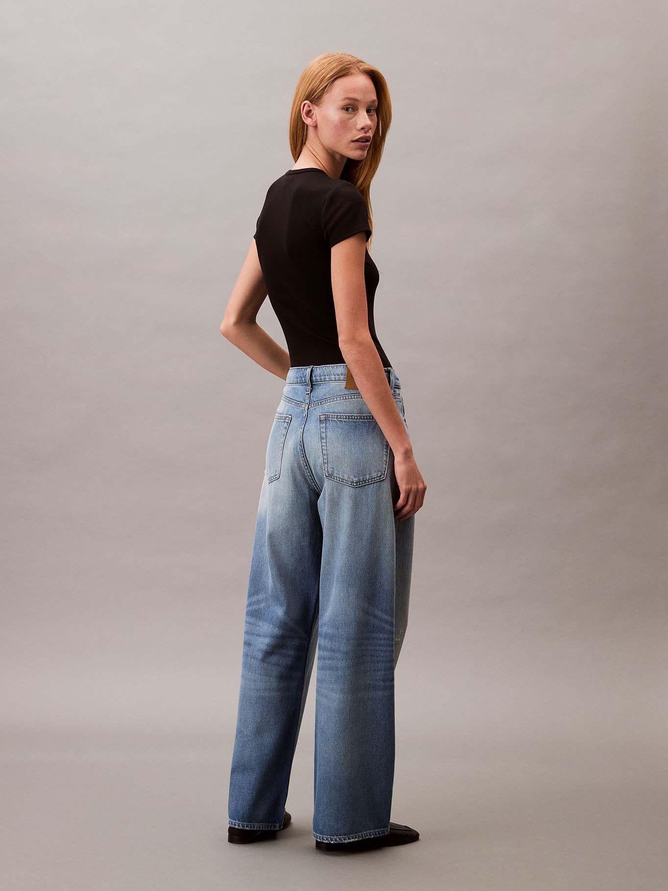 Body Acanalado Contour Rib Negro Calvin Klein-2