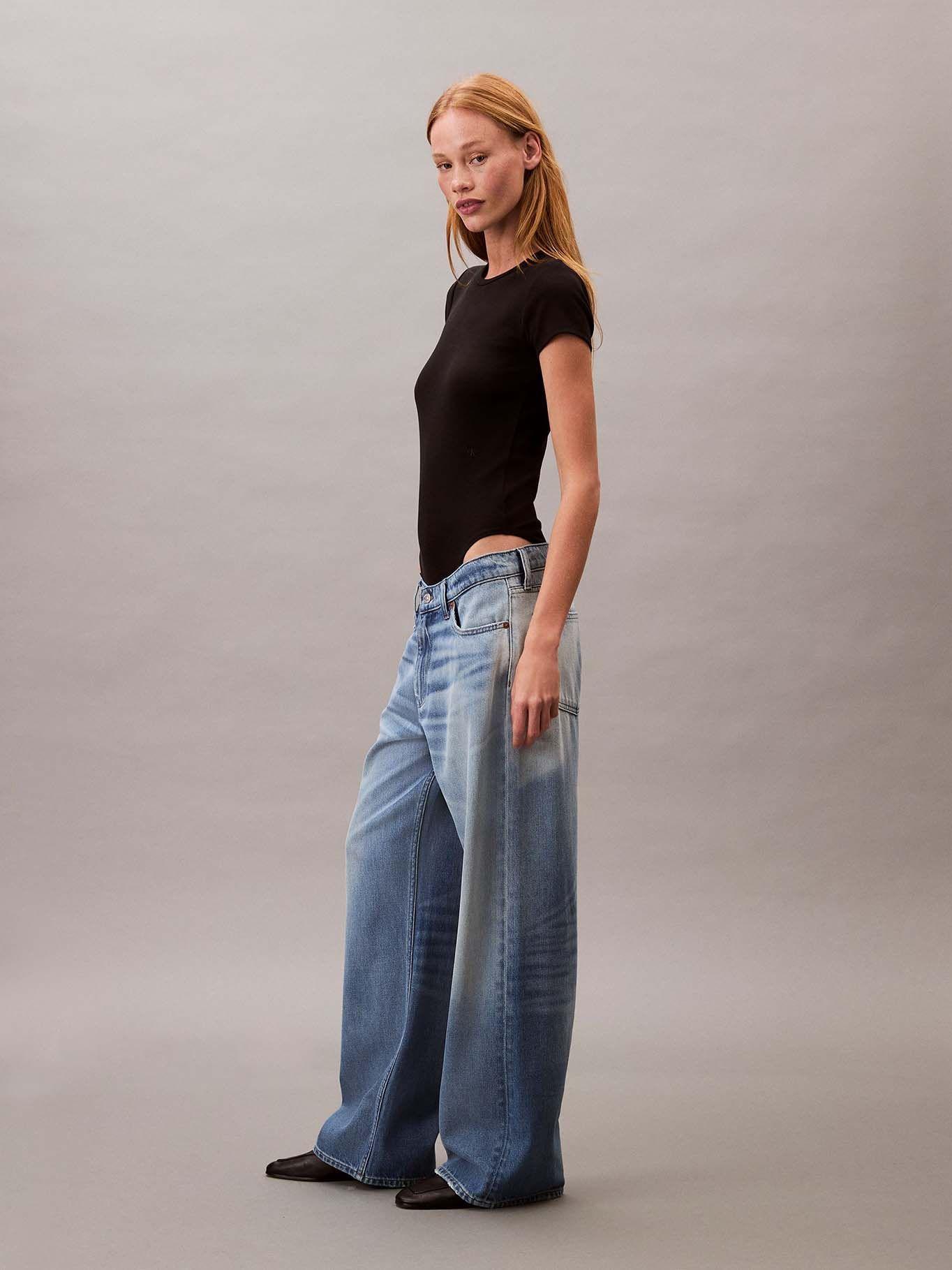 Body Acanalado Contour Rib Negro Calvin Klein-3