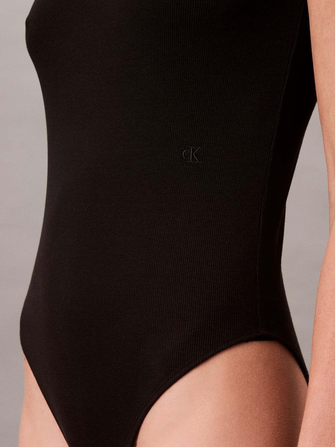 Body Acanalado Contour Rib Negro Calvin Klein-4