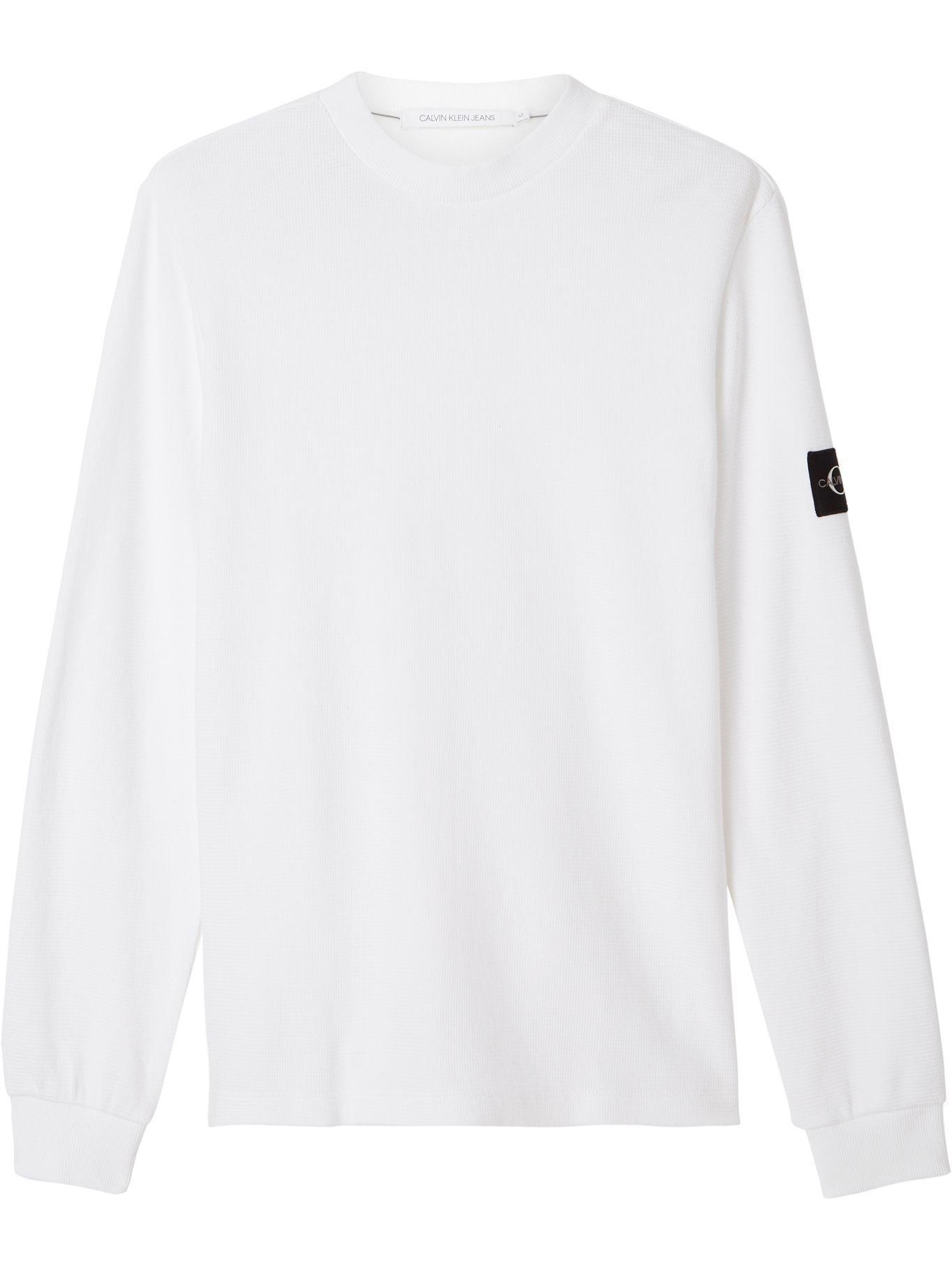 Polera Waffle  Blanco Calvin Klein-0