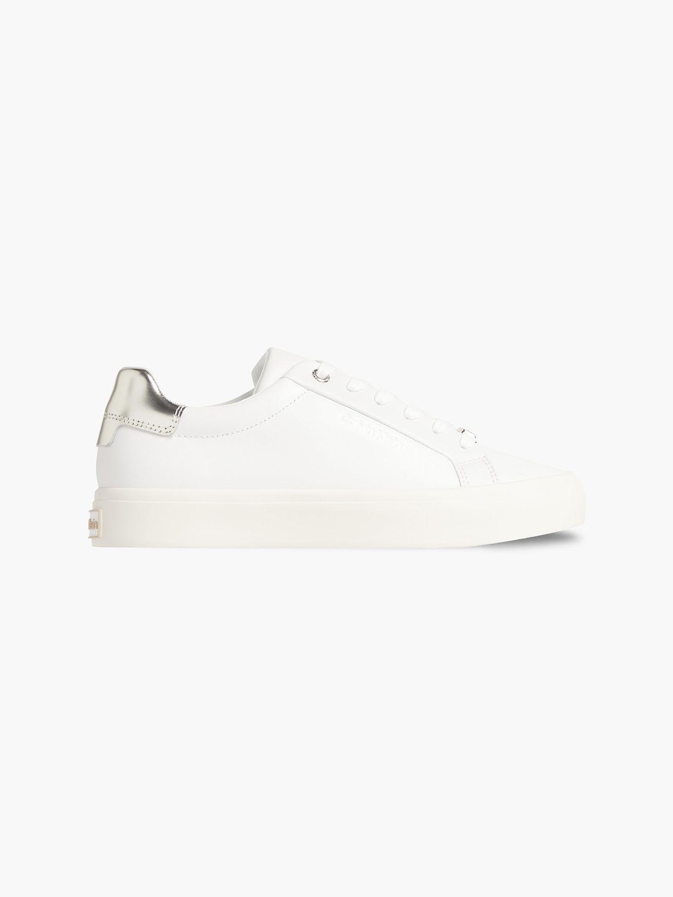 Zapatilla Vulc Lace Up Lth Blanco Calvin Klein-4