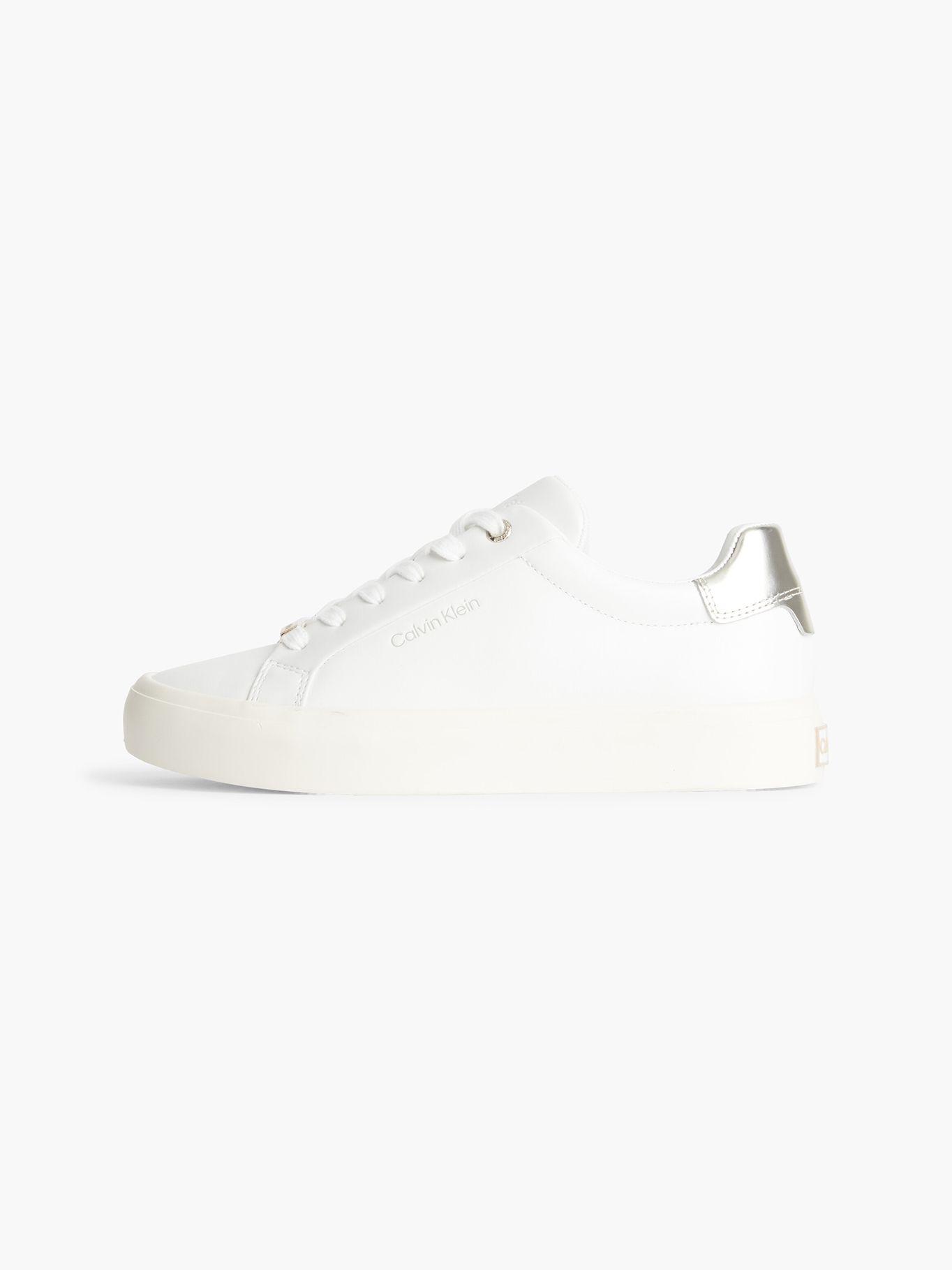 Zapatilla Vulc Lace Up Lth Blanco Calvin Klein-5