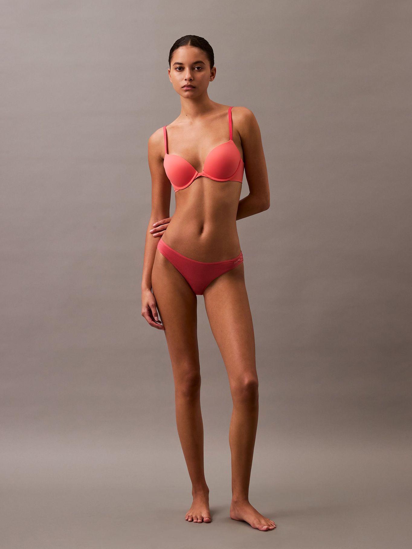 Calzón Bikini Ideal Cotton Coral Calvin Klein-1