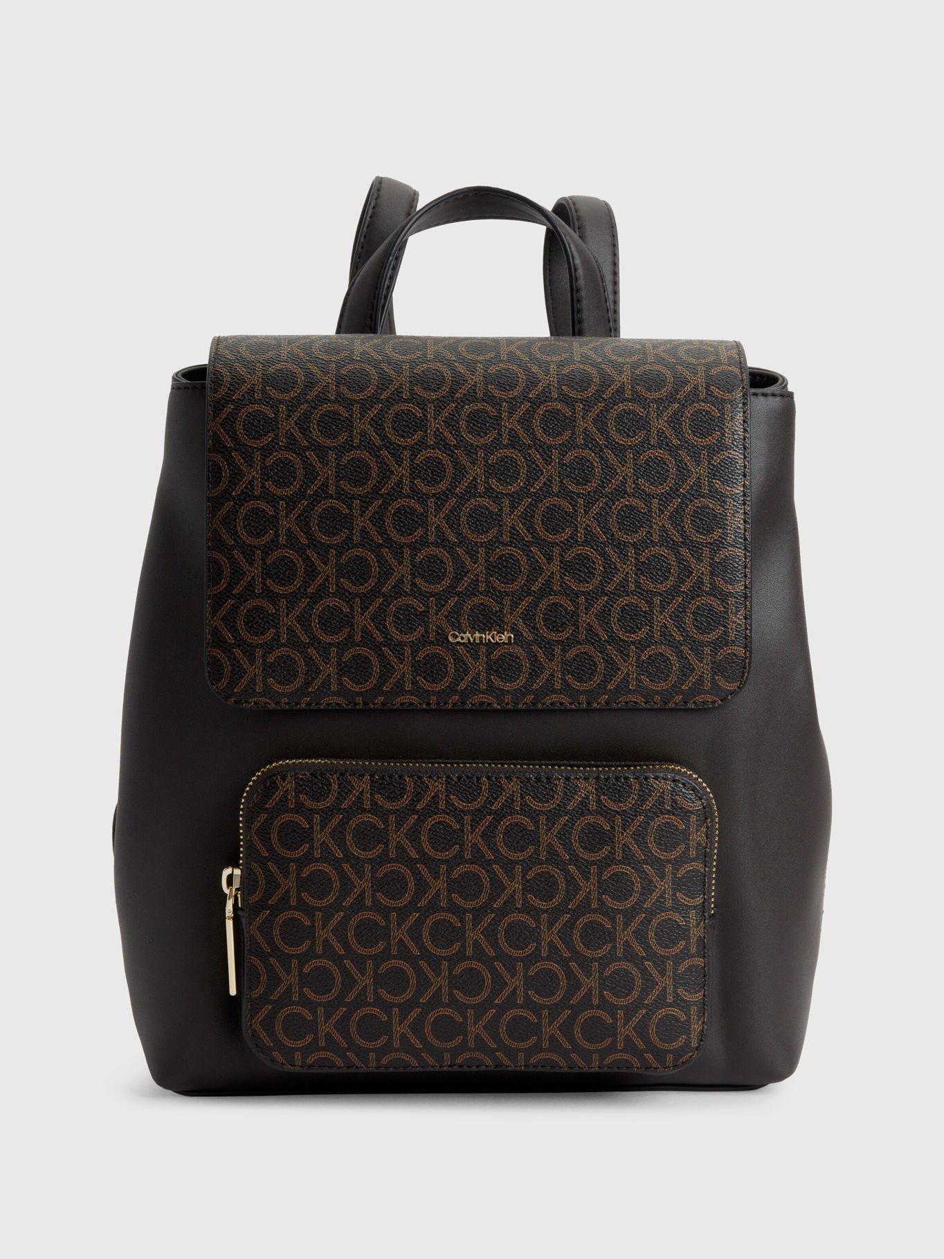 Mochila EU Must Campus Md Café Calvin Klein-0