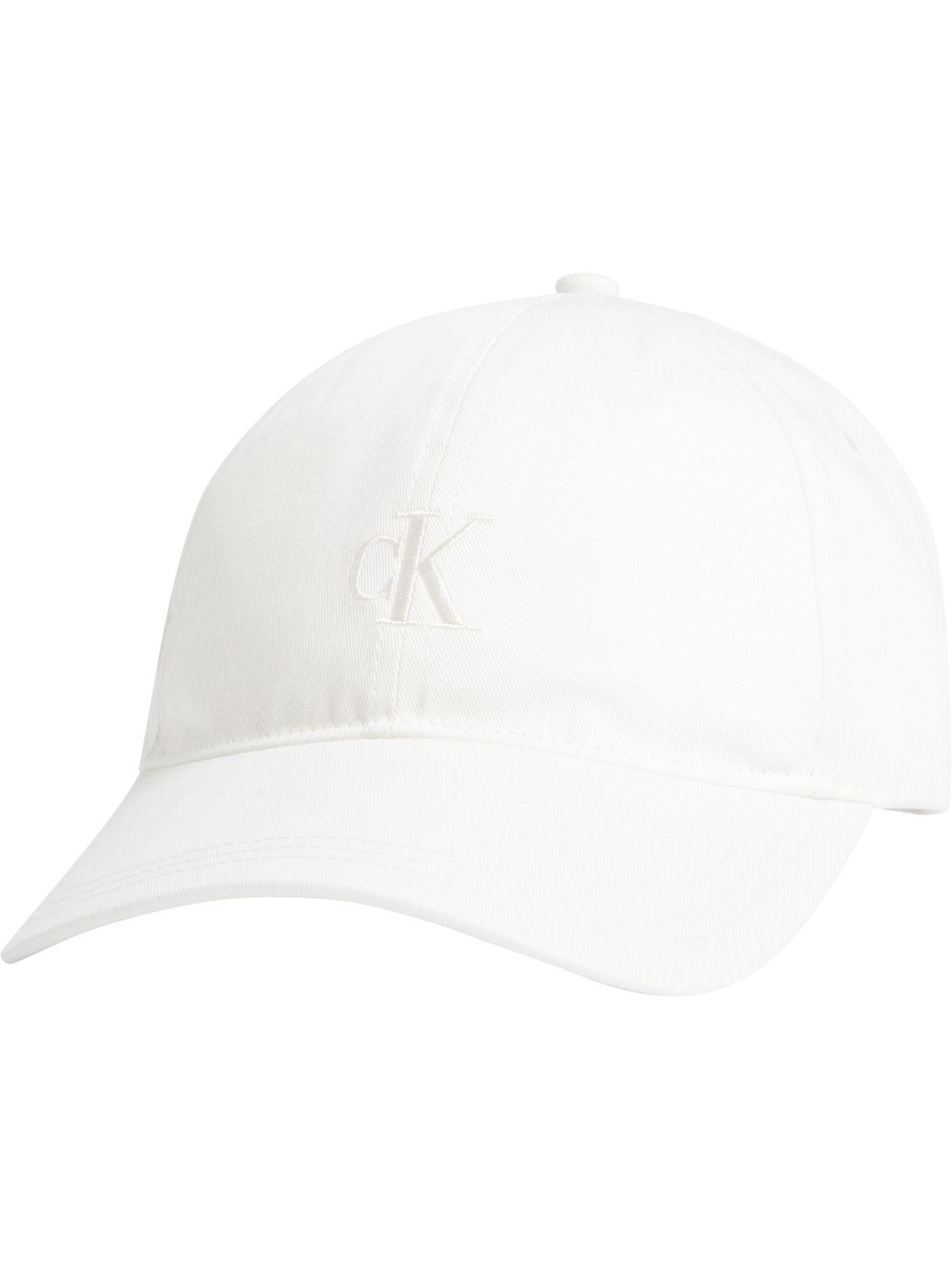 Gorra De Algodón Orgánico Blanco Calvin Klein K60K610373-YBI-0