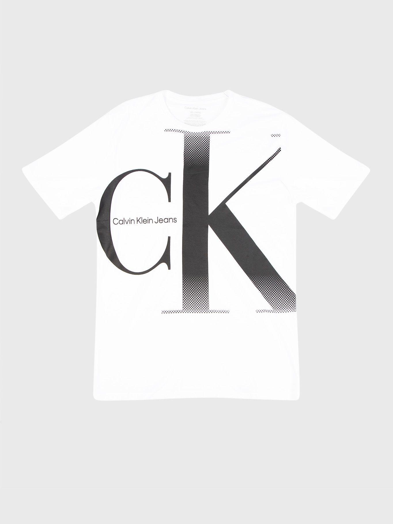 Polera Niño Fadeout Blanco Calvin Klein-0