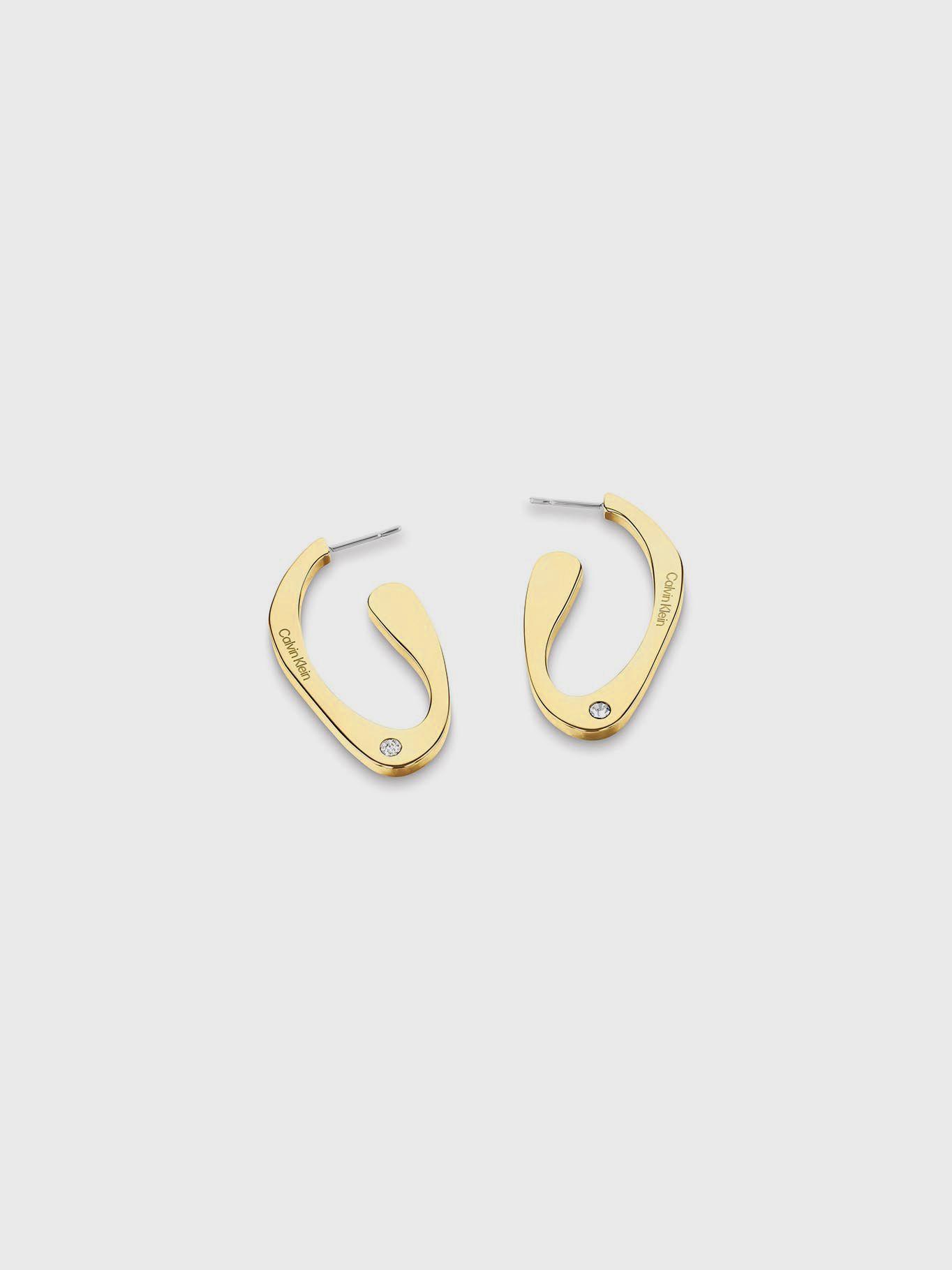 Aros Round Organic Dorado Calvin Klein-1