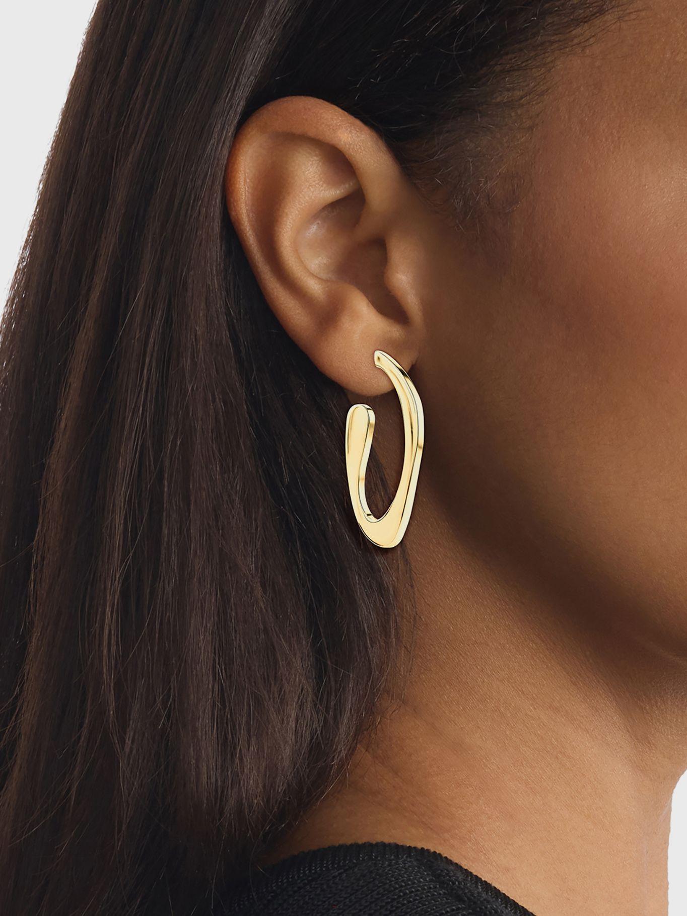 Aros Round Organic Dorado Calvin Klein-2