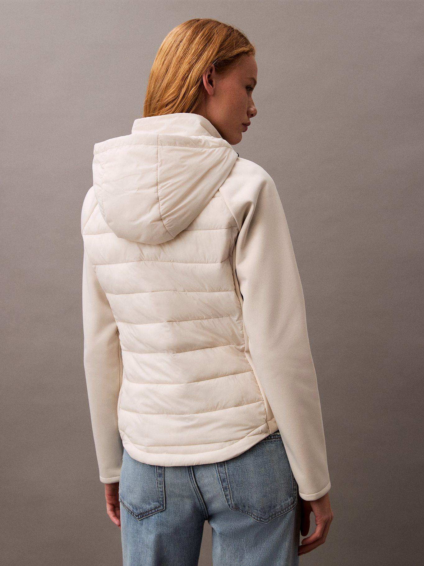 Chaqueta Mixed Media Puffer Beige Calvin Klein-2