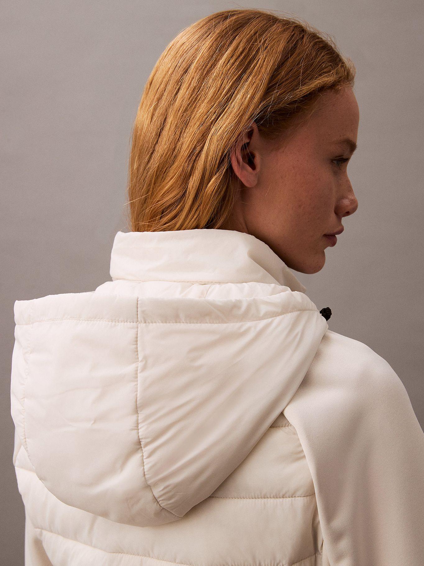 Chaqueta Mixed Media Puffer Beige Calvin Klein-5