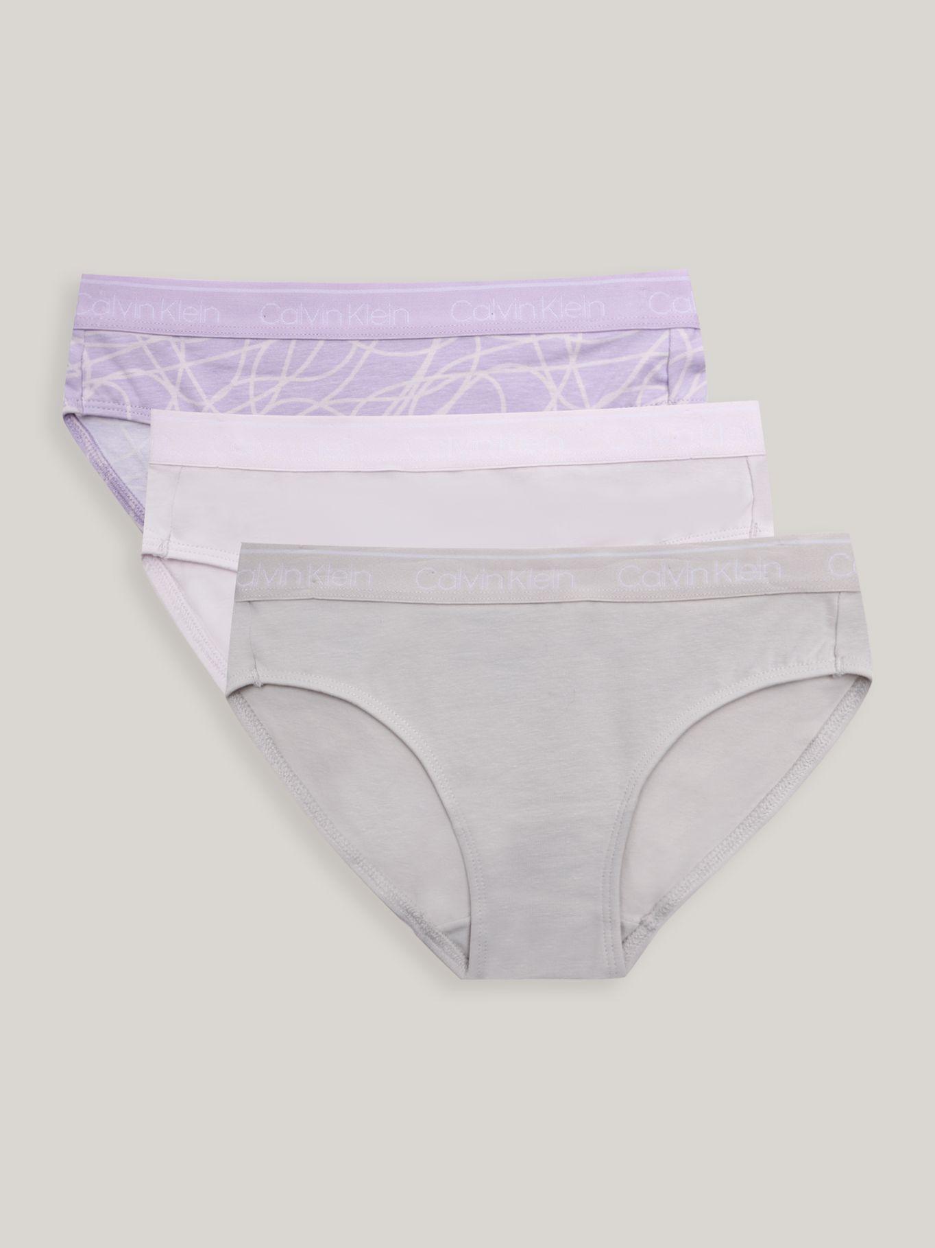 Pack 3 Calzones Niña Bikini Surtido Calvin Klein-0