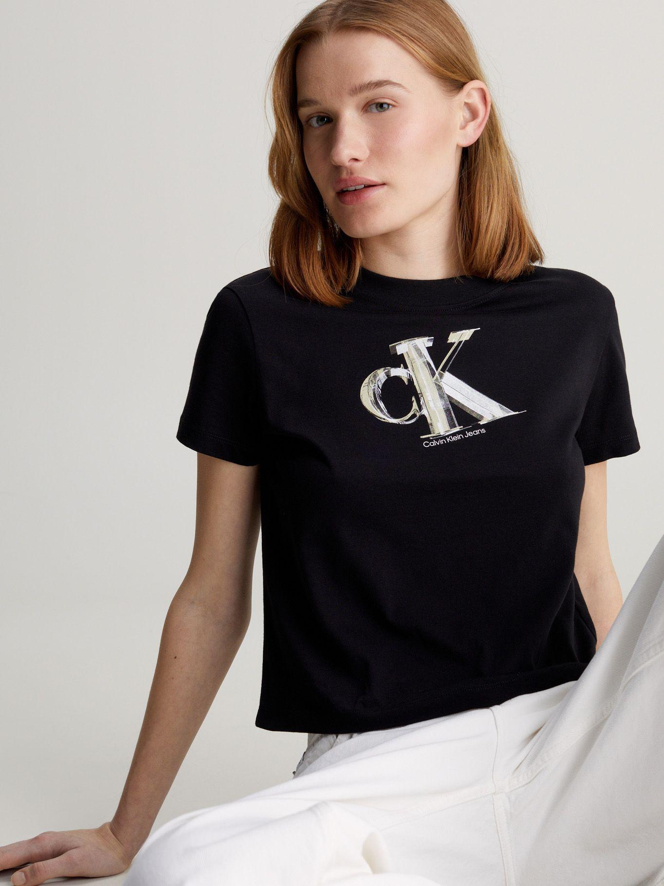 Polera Meta Ck Baby Negro Calvin Klein-3