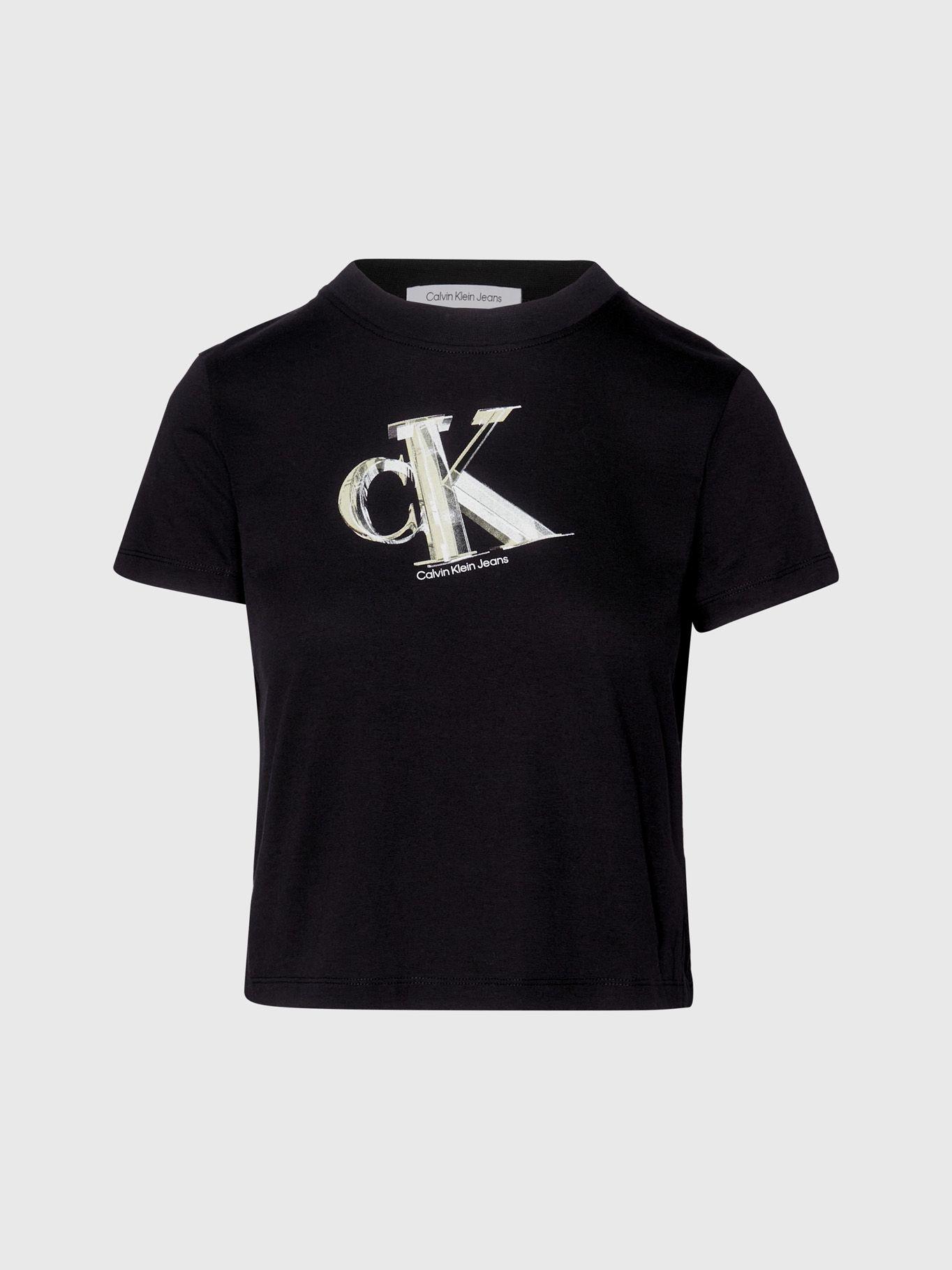 Polera Meta Ck Baby Negro Calvin Klein-4