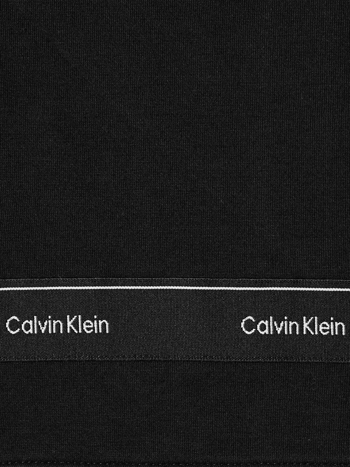 Hoodie Logo Tape Negro Calvin Klein-2