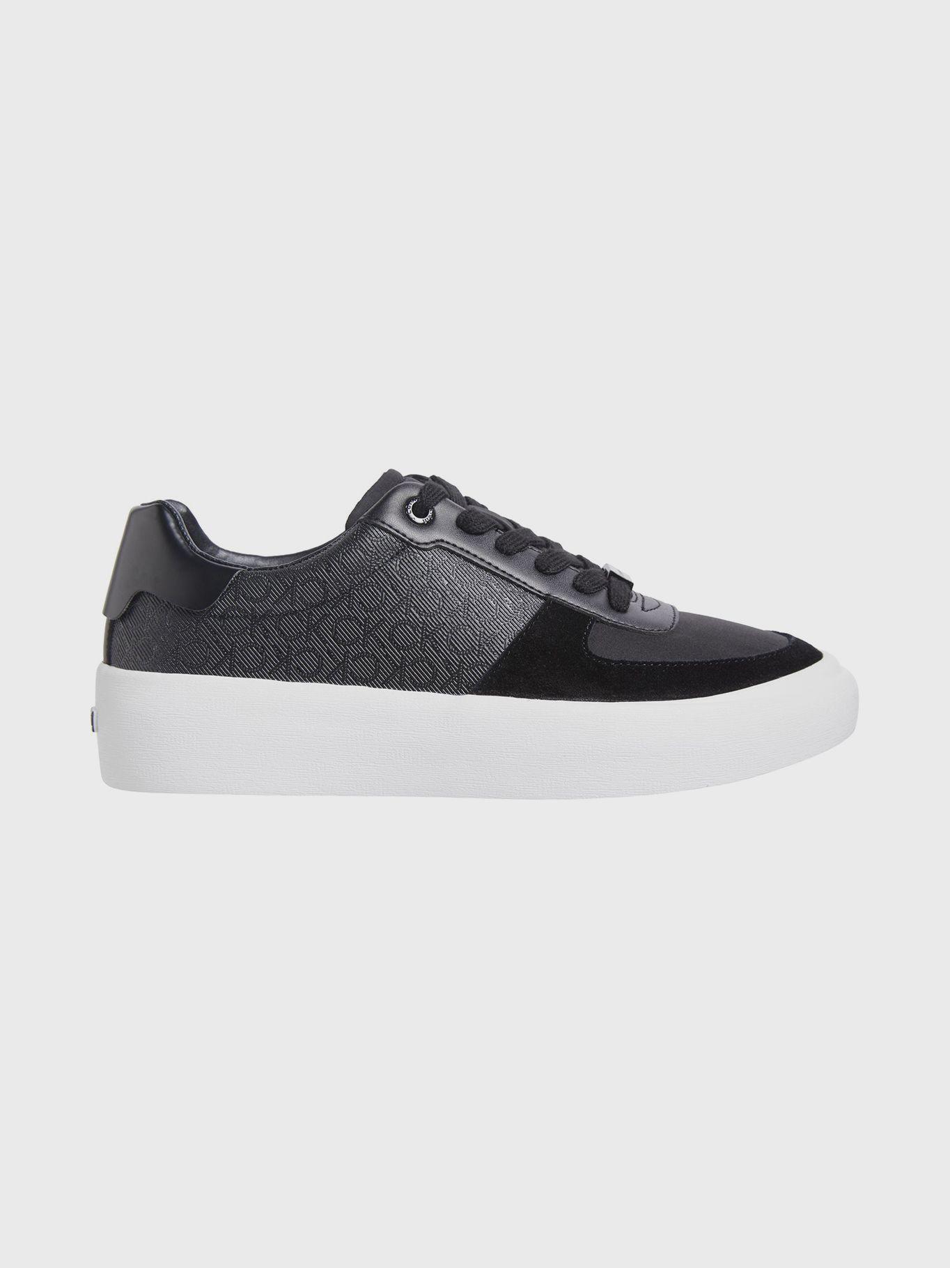 Zapatillas con logo Negro Calvin Klein-4