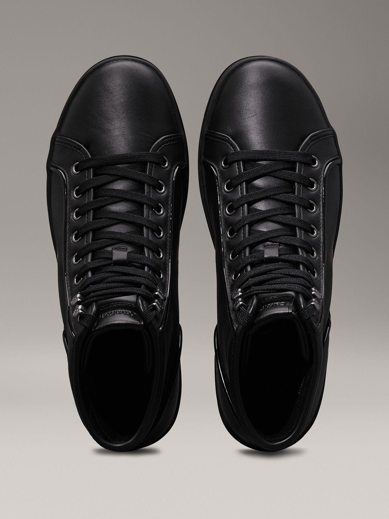 Zapatillas High Top Lace Up Piping Negro Calvin Klein-2