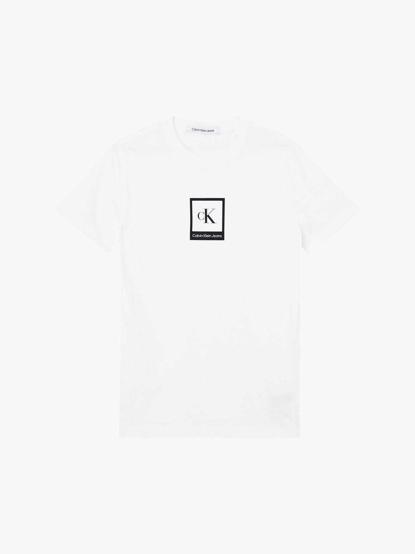 Polera Polaroid Center Box Blanco YAF Calvin Klein-4