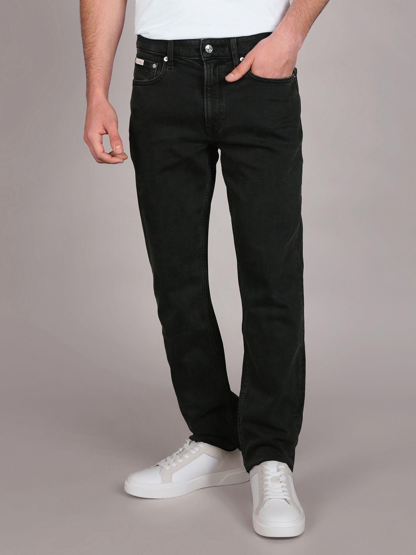 Jeans Slim Essential Negro Calvin Klein-0
