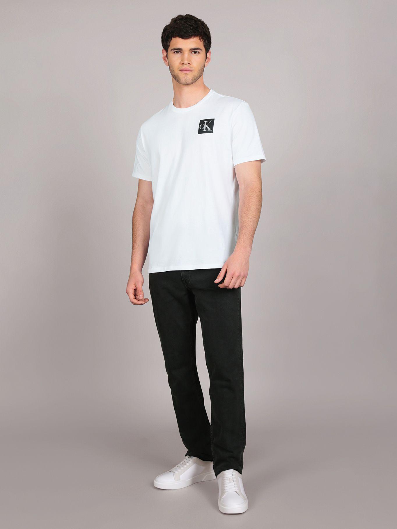 Jeans Slim Essential Negro Calvin Klein-1