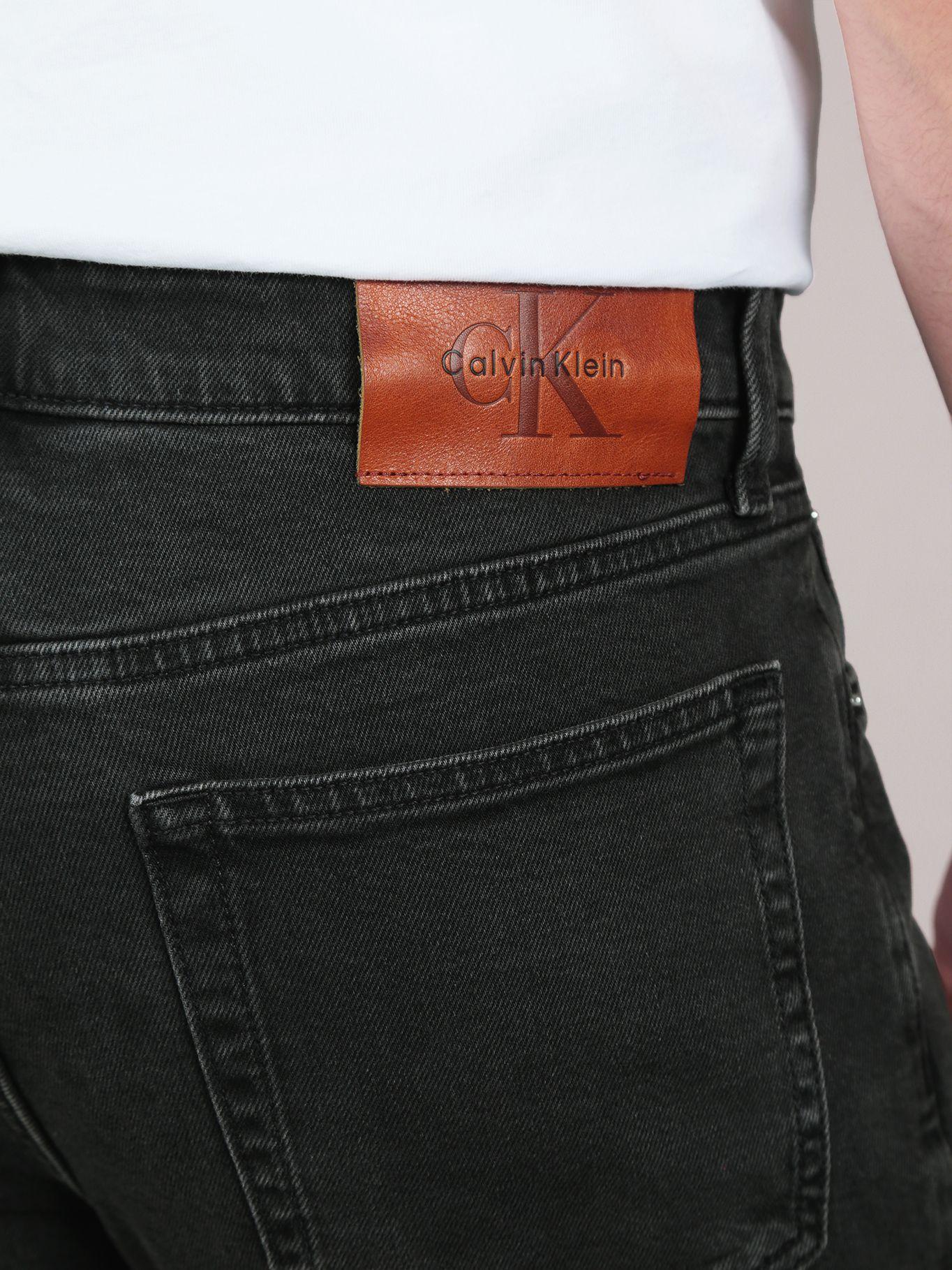 Jeans Slim Essential Negro Calvin Klein-4