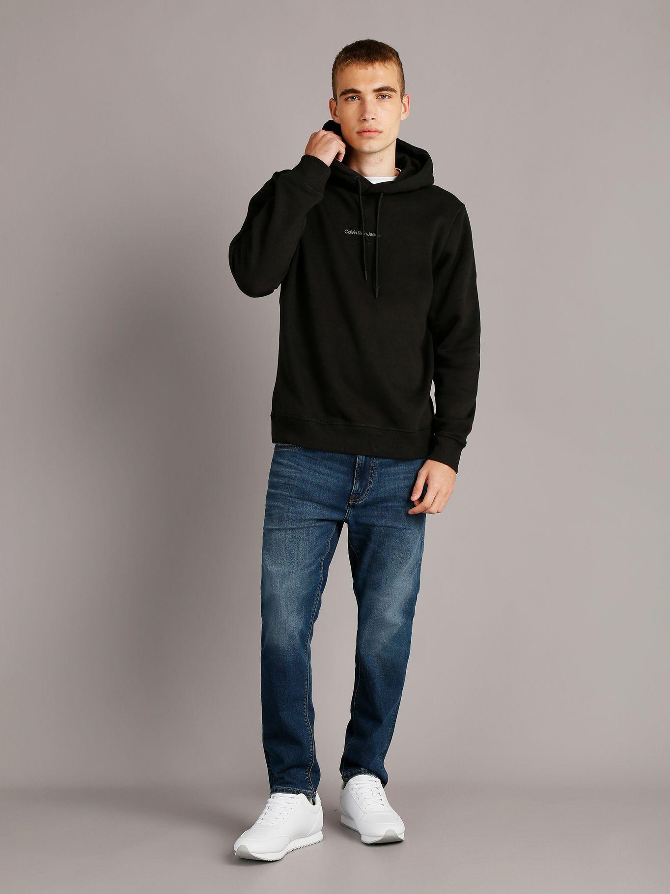 Polerón con Gorro Monologo G-M Negro Calvin Klein-1