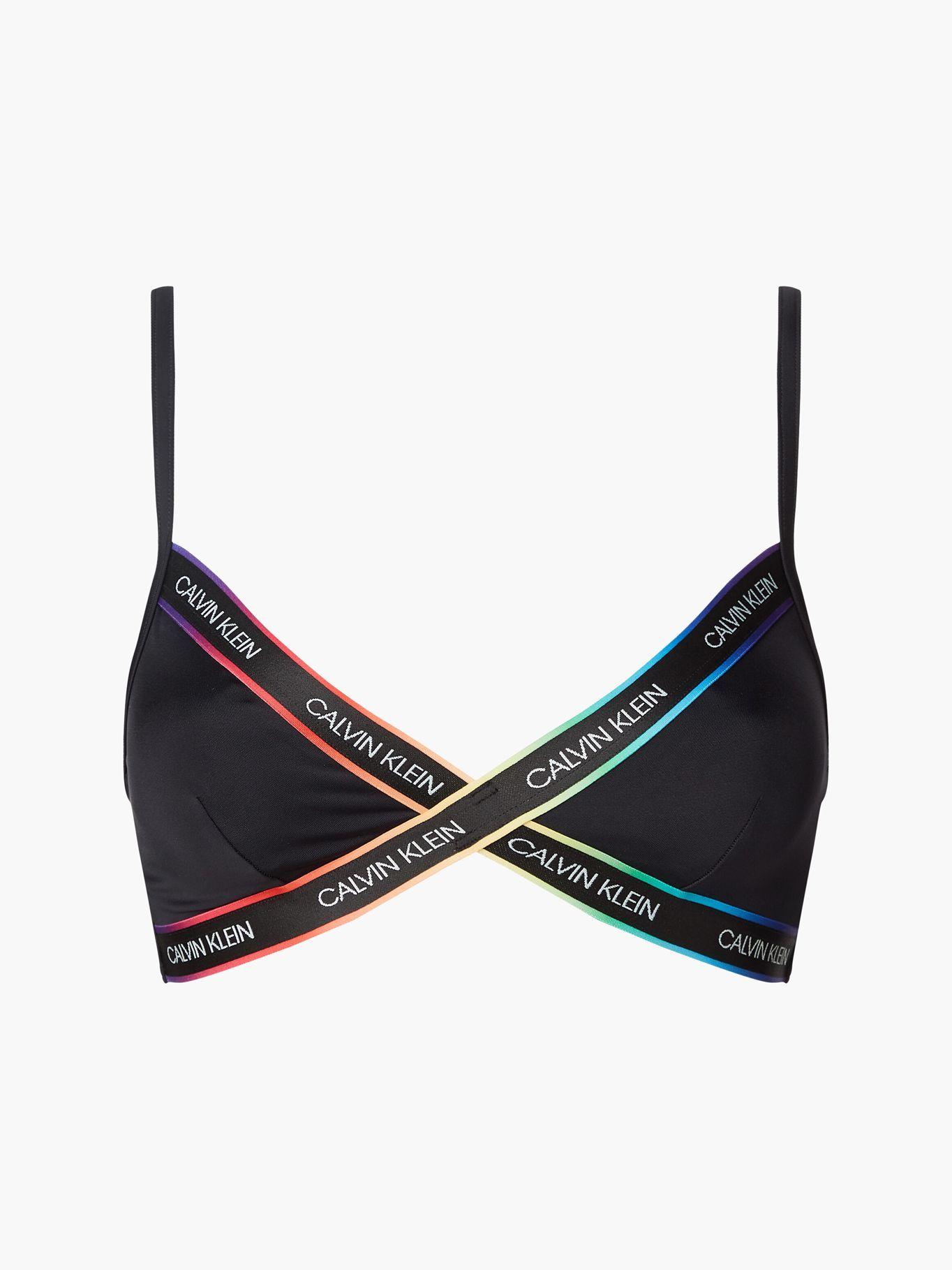 Top Bikini CK Pride Negro Calvin Klein Mujer-0