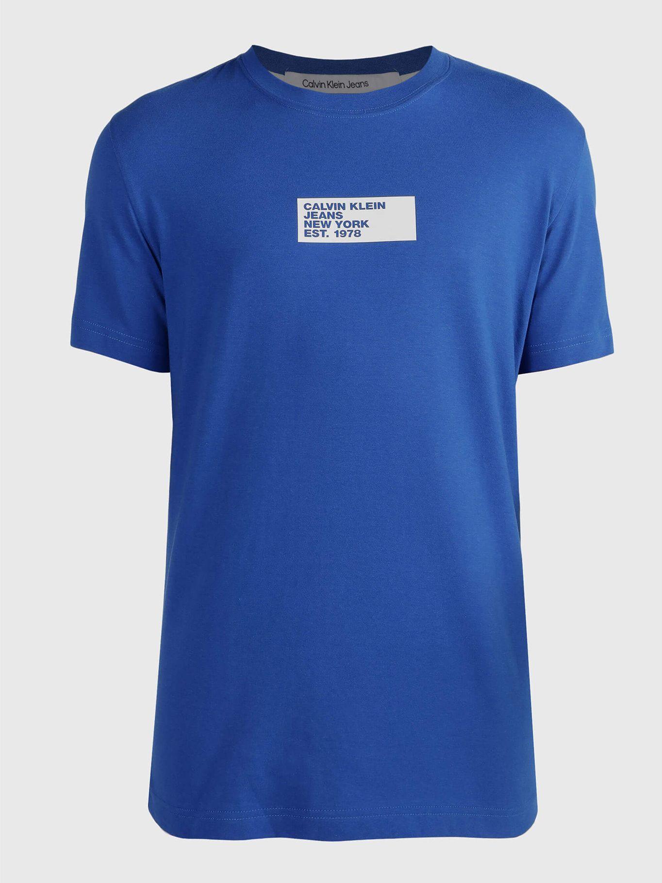 Polera Small Center Box Azul Calvin Klein-4