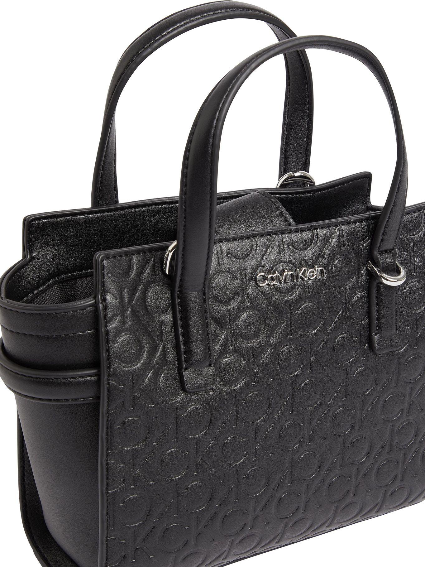 Bolso tote mini reciclado Negro Calvin Klein-2