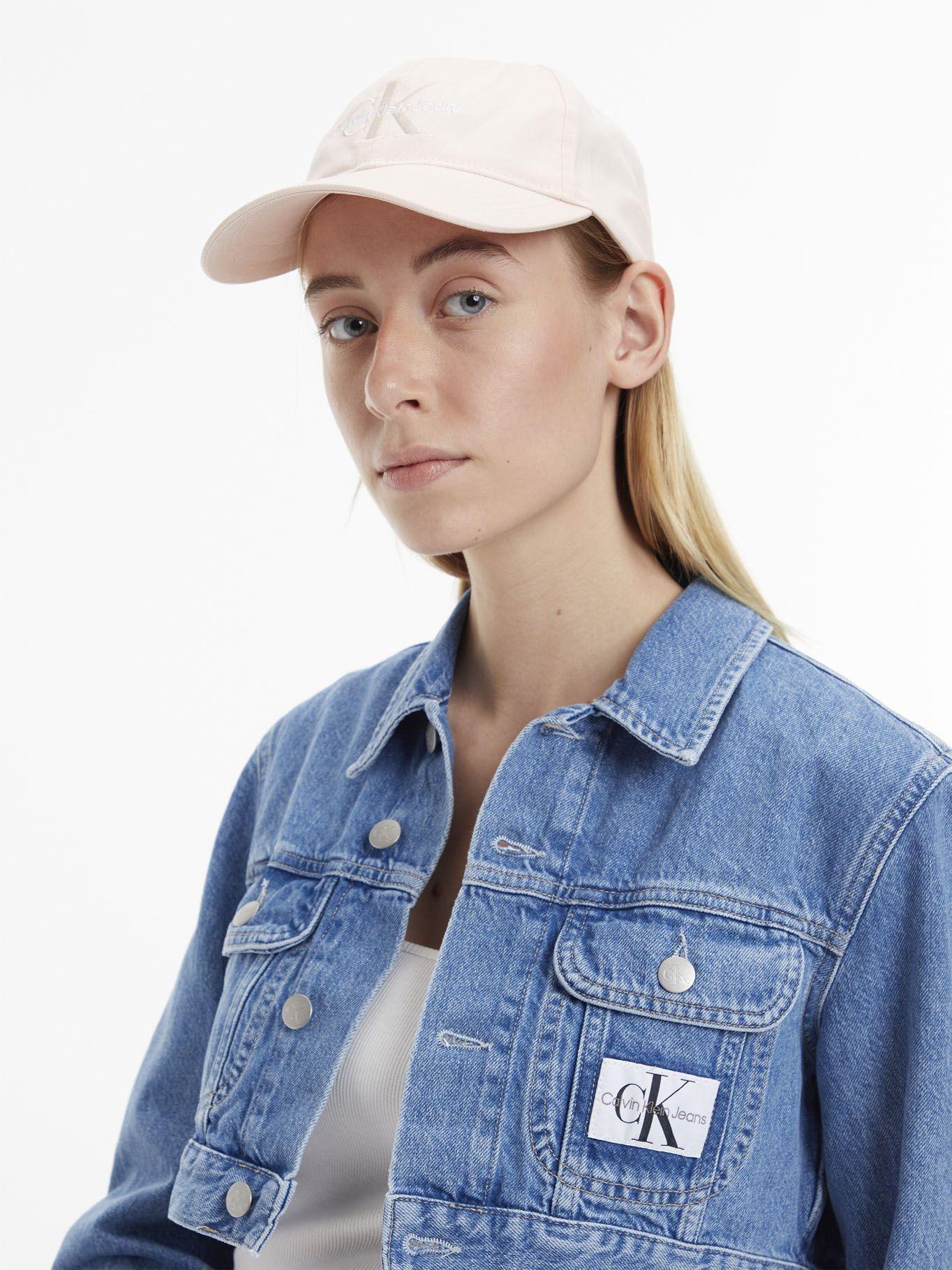 Gorra de sarga de algodón Rosado Calvin Klein-2