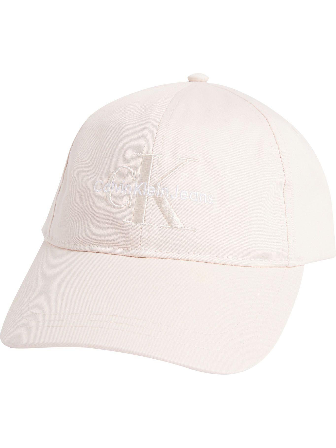 Gorra de sarga de algodón Rosado Calvin Klein-0